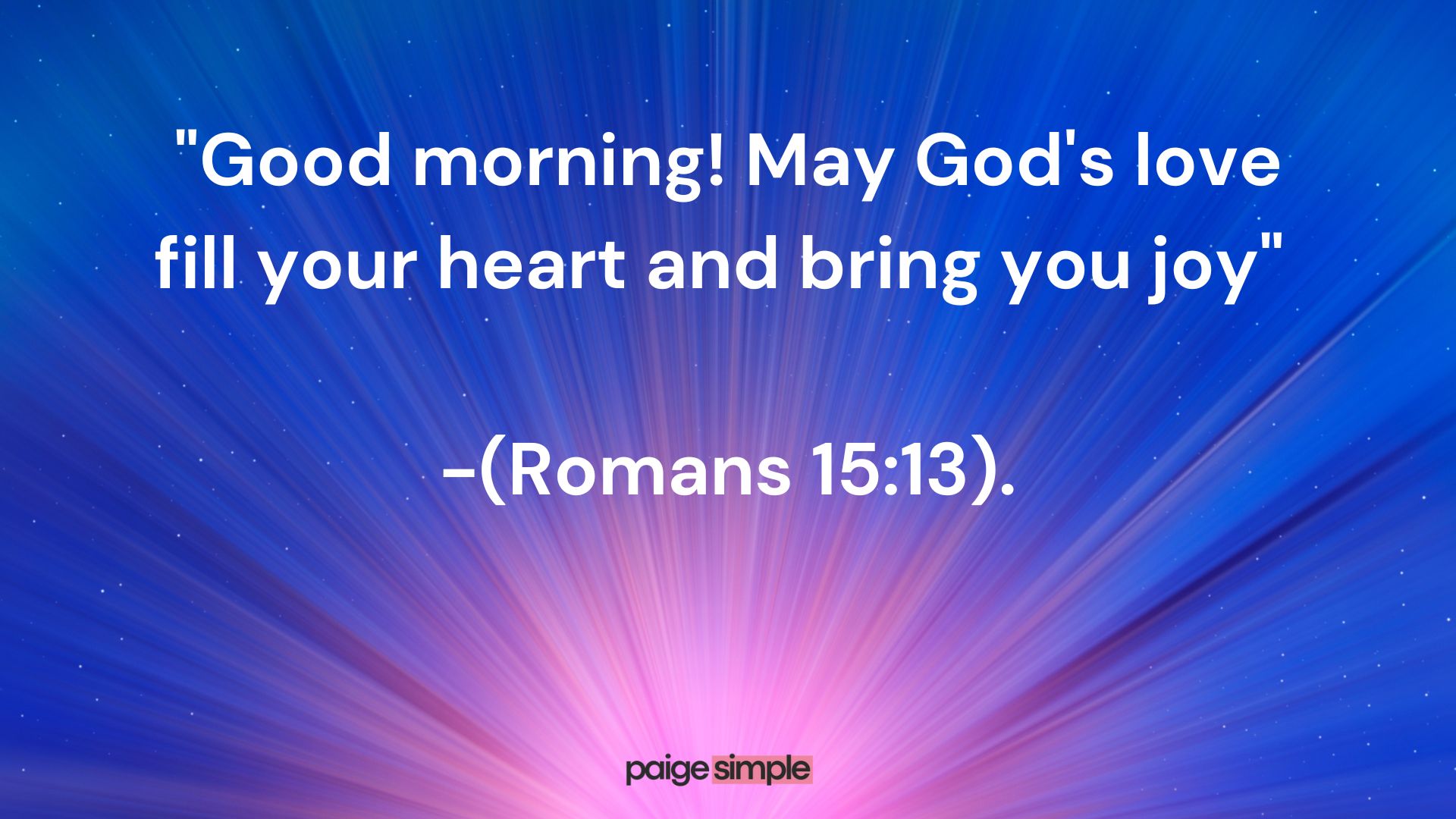 Good Morning God Bless You Quotes from Bible Verses 