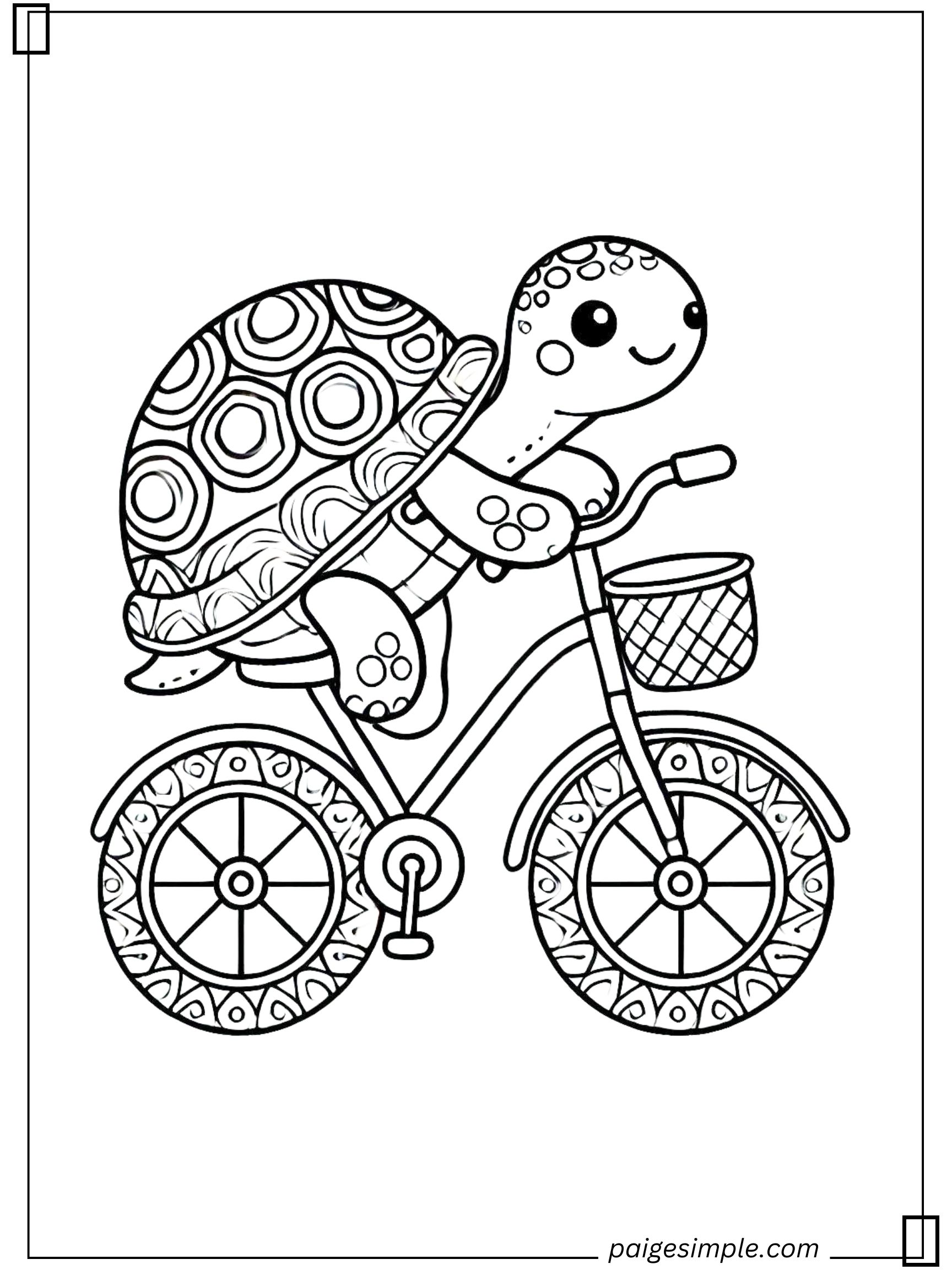 Turtle Coloring Page 20