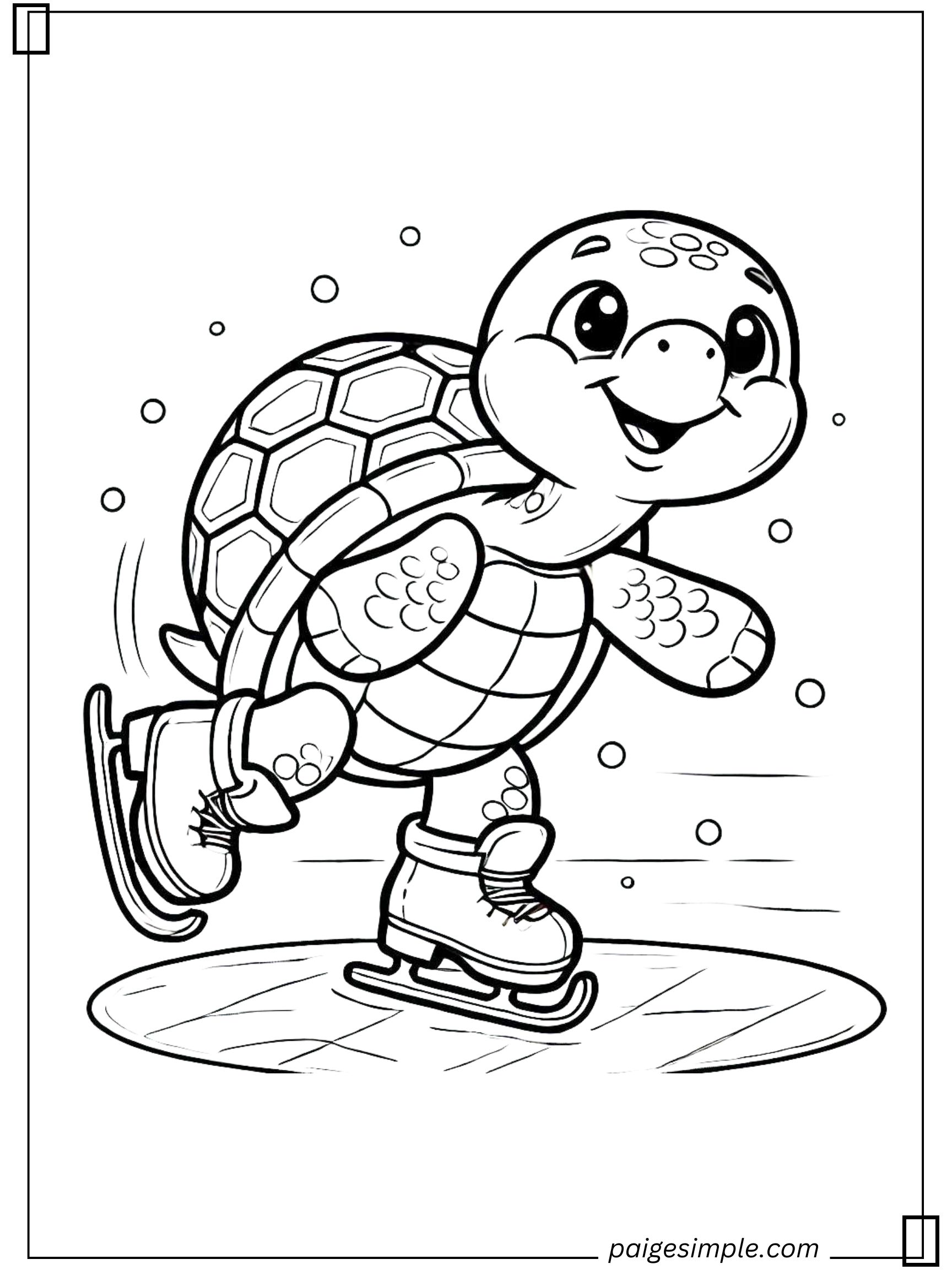 Turtle Coloring Page 22