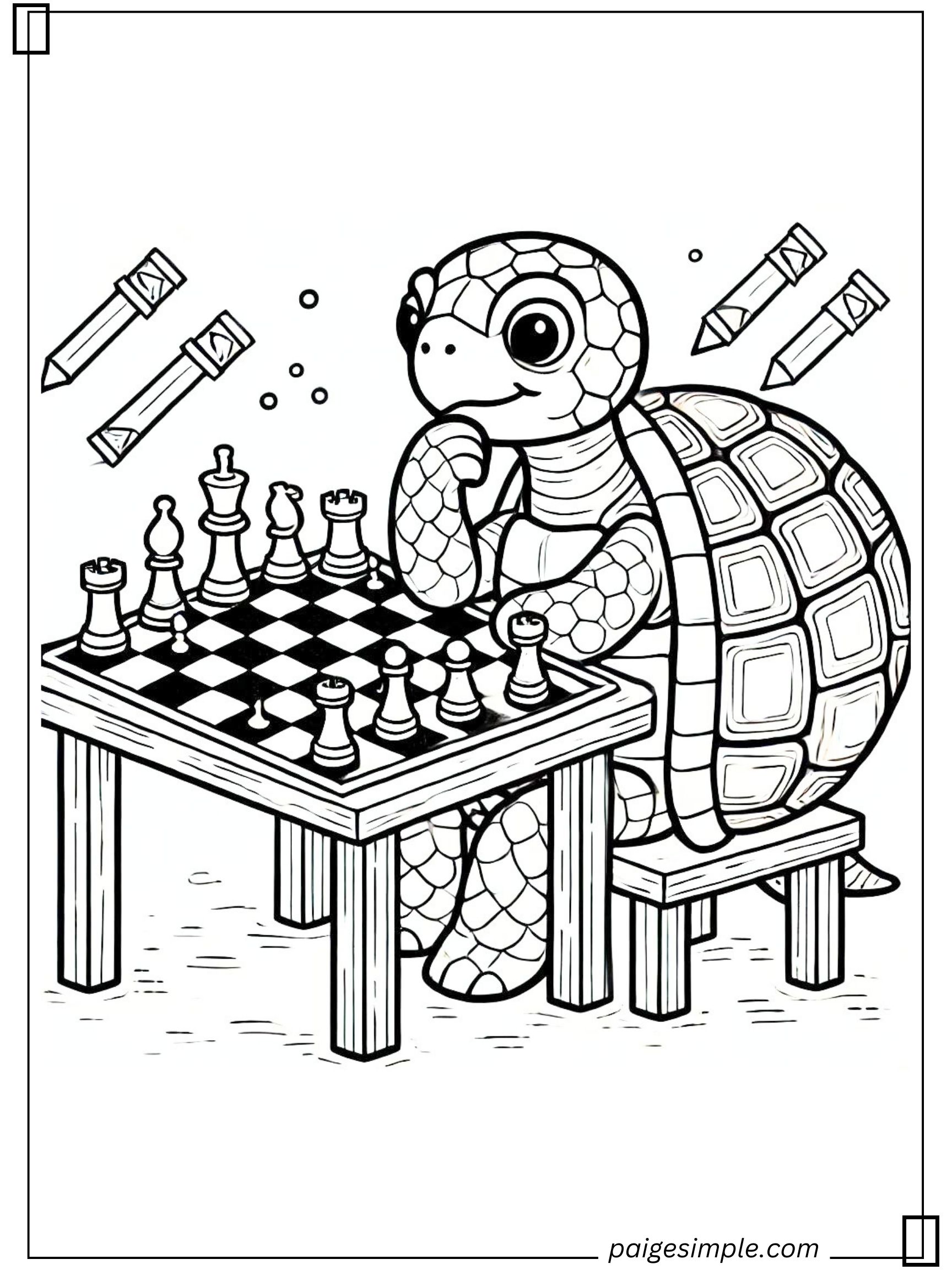 Turtle Coloring Page 25