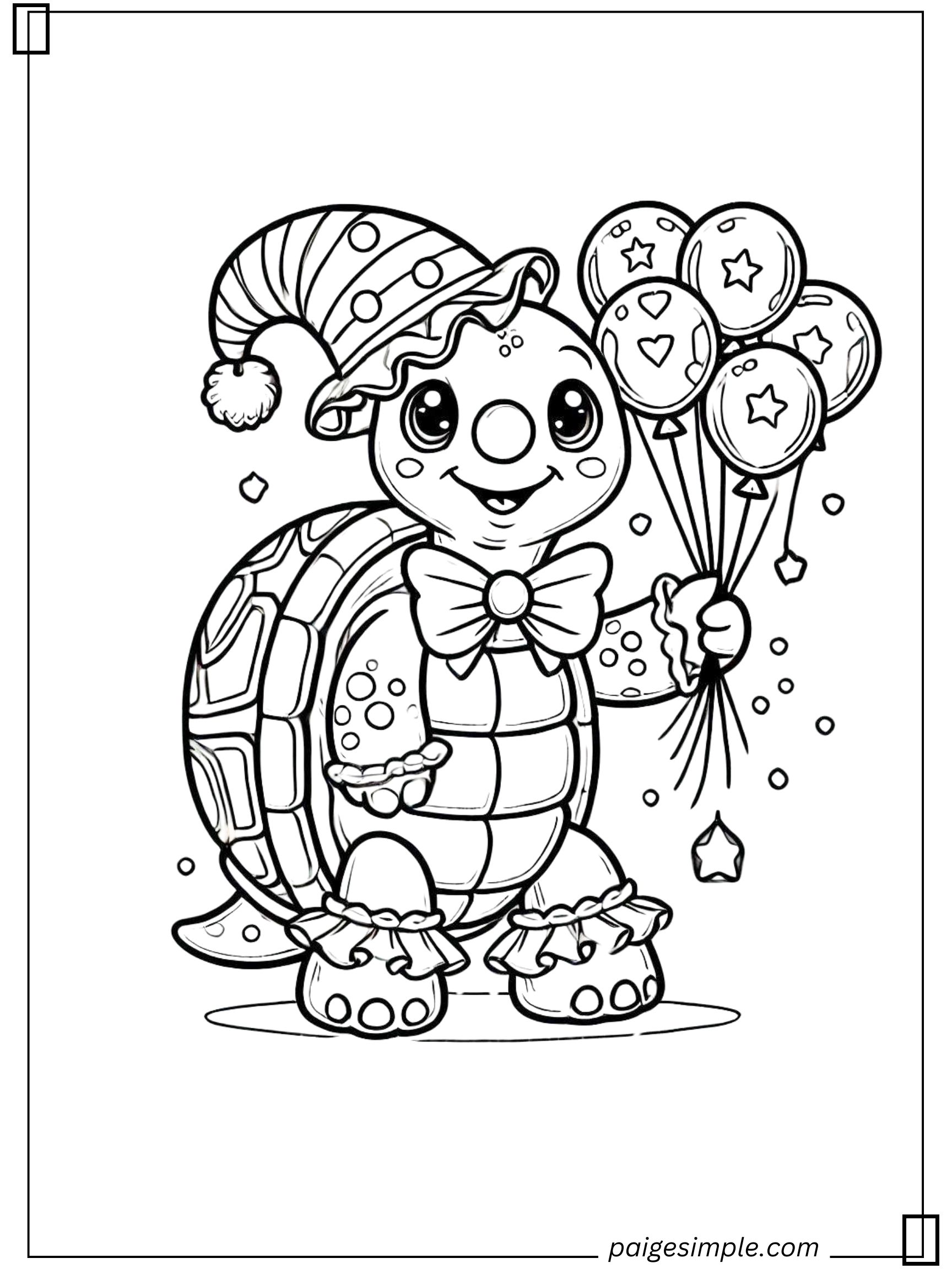 Turtle Coloring Page 26