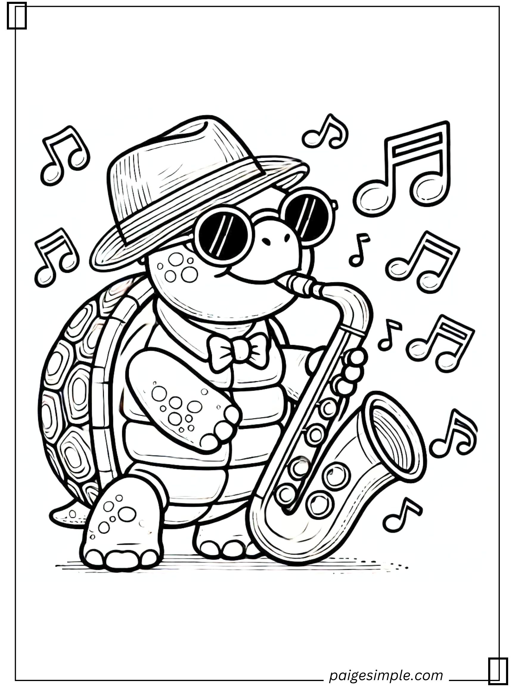 Turtle Coloring Page 31