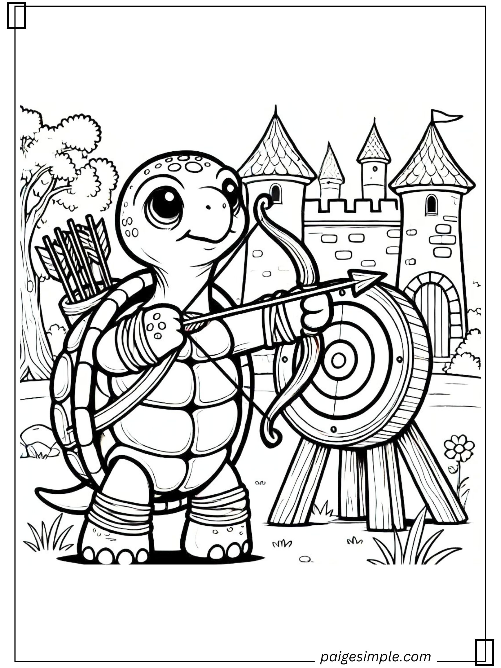 Turtle Coloring Page 32