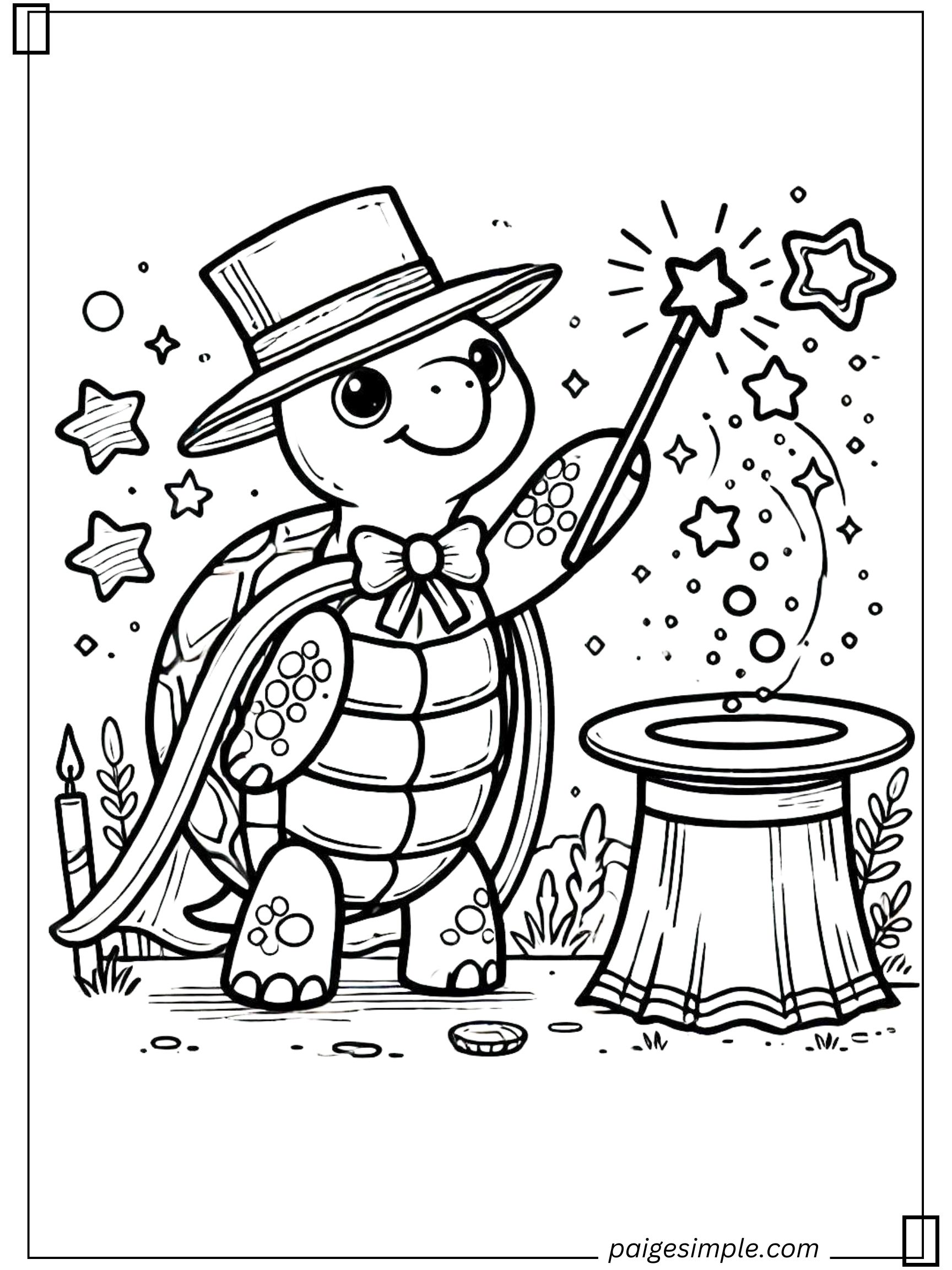 Turtle Coloring Page 34