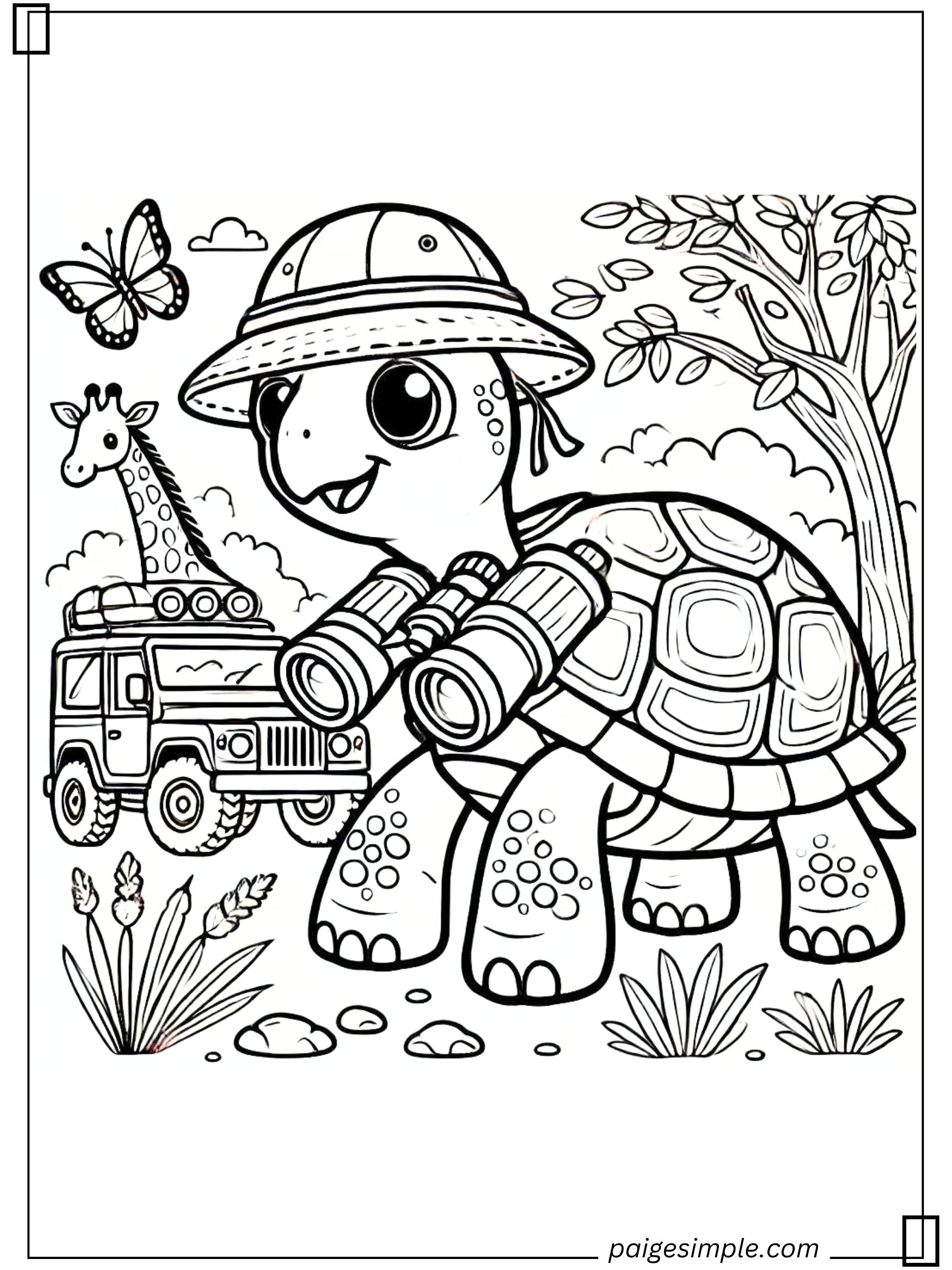 Turtle Coloring Page 37