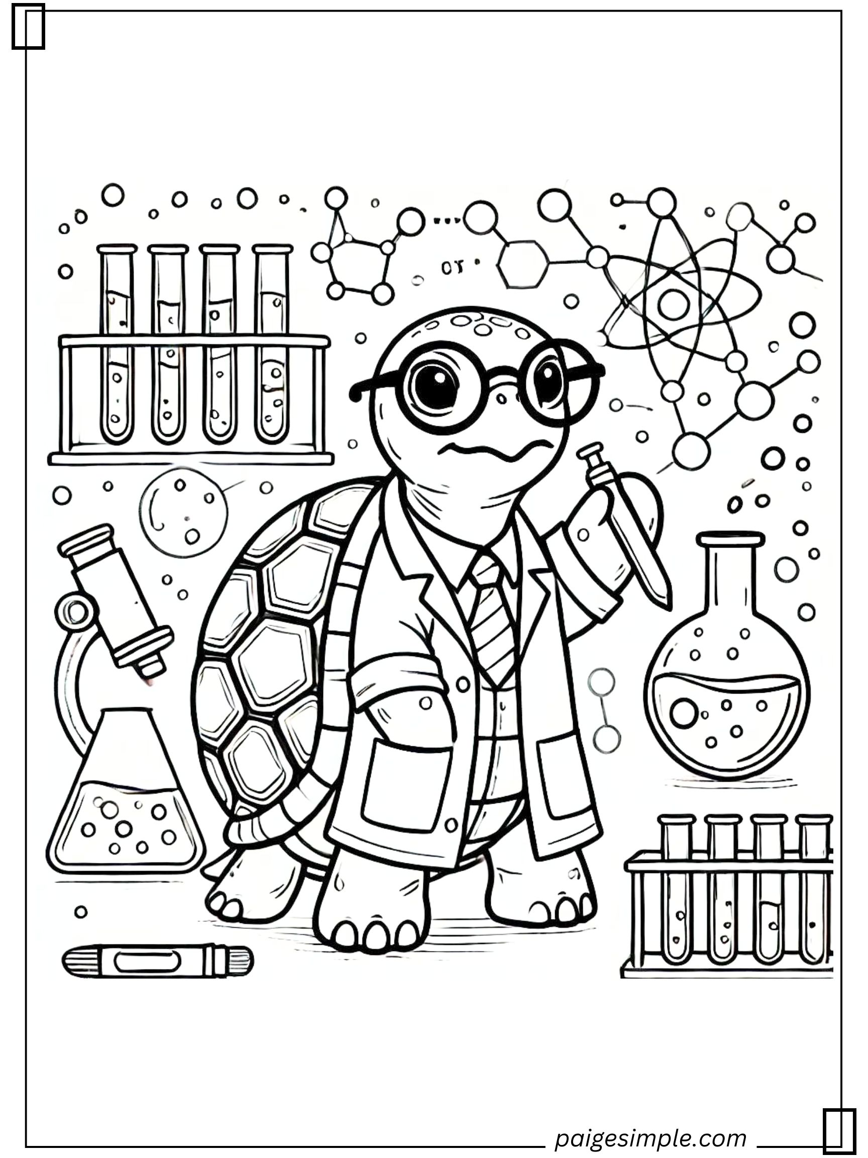 Turtle Coloring Page 38