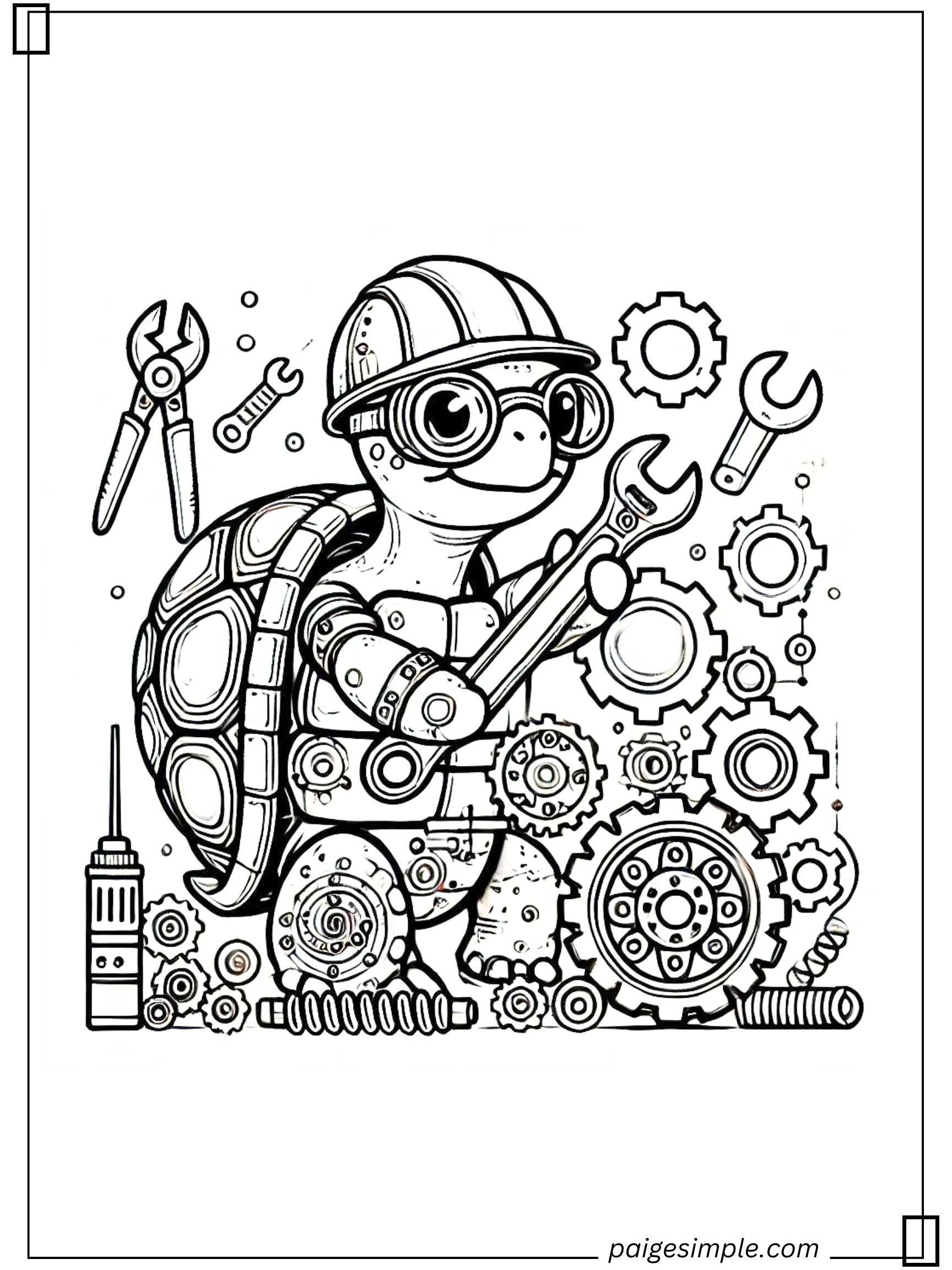 Turtle Coloring Page 40