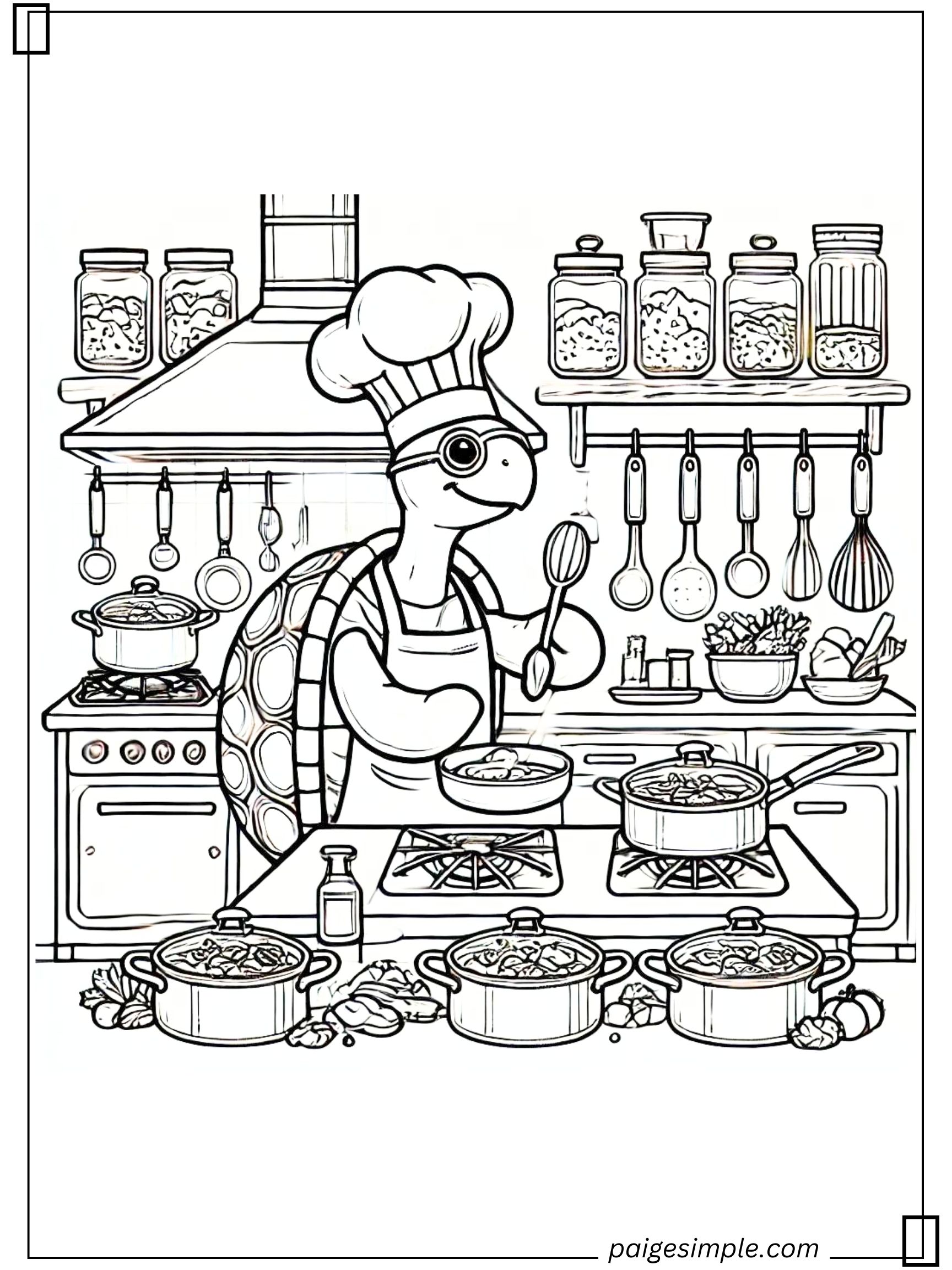 Turtle Coloring Page 41