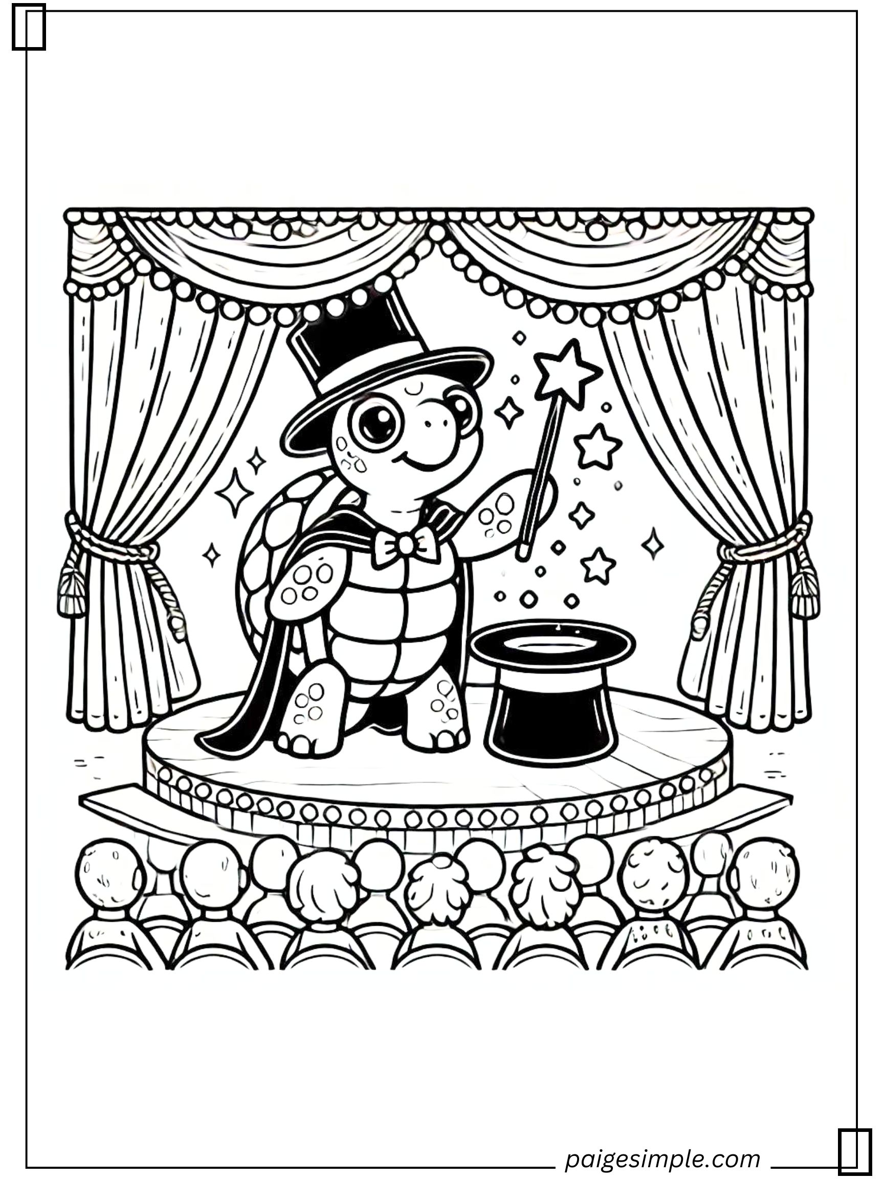 Turtle Coloring Page 46