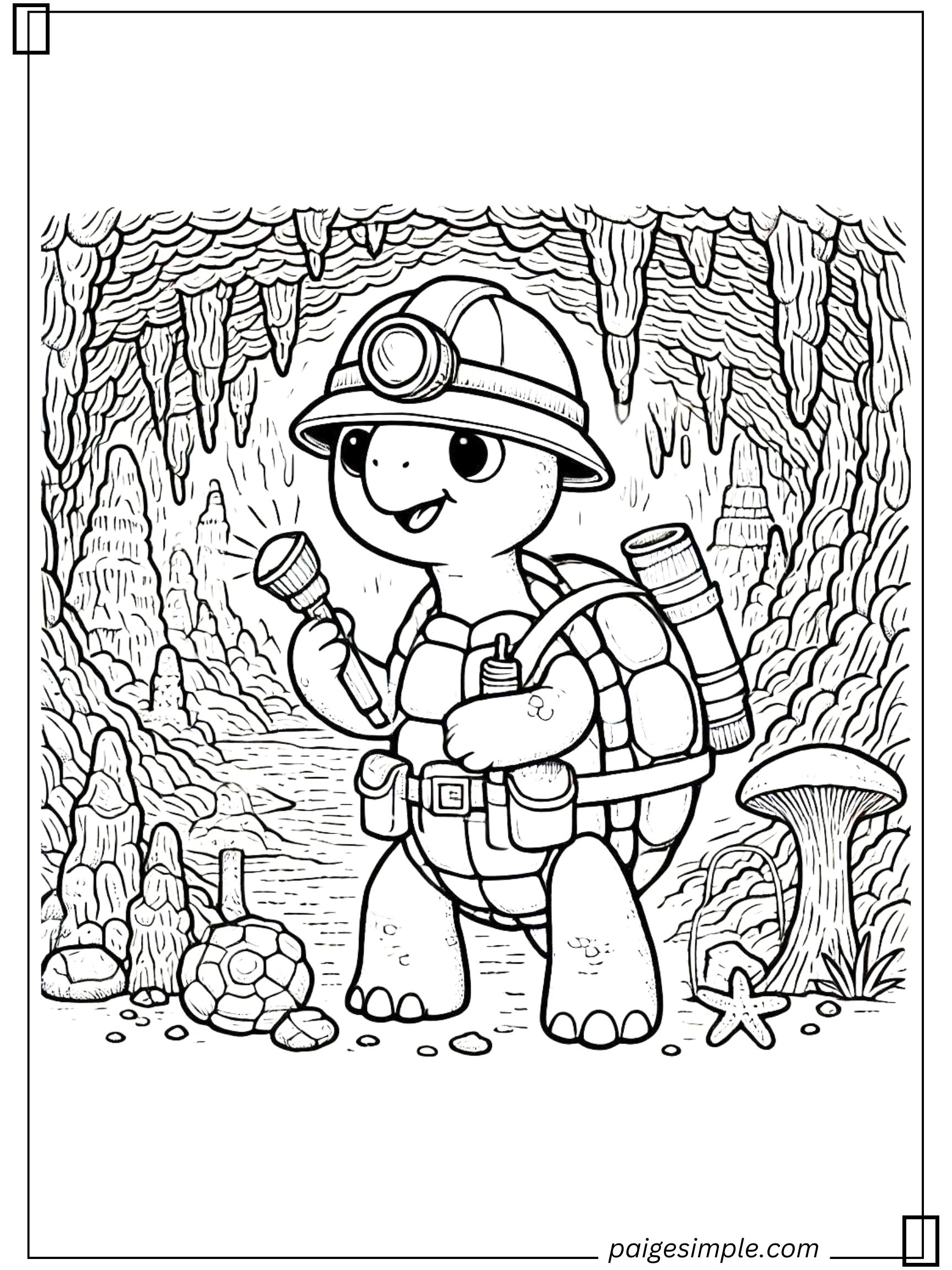 Turtle Coloring Page 51