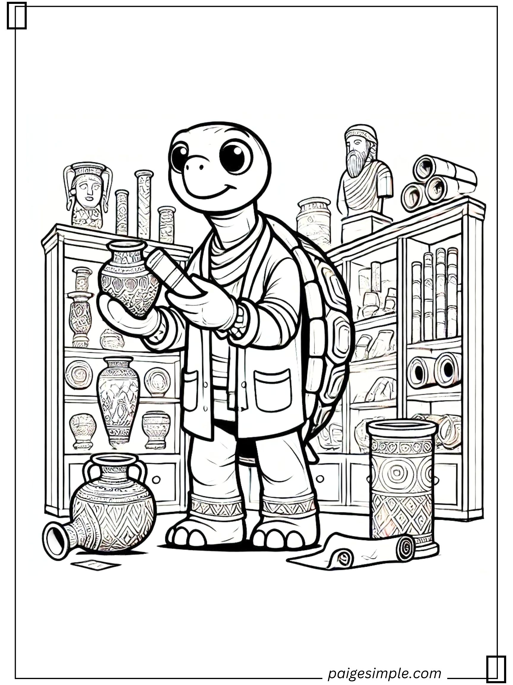 Turtle Coloring Page 53