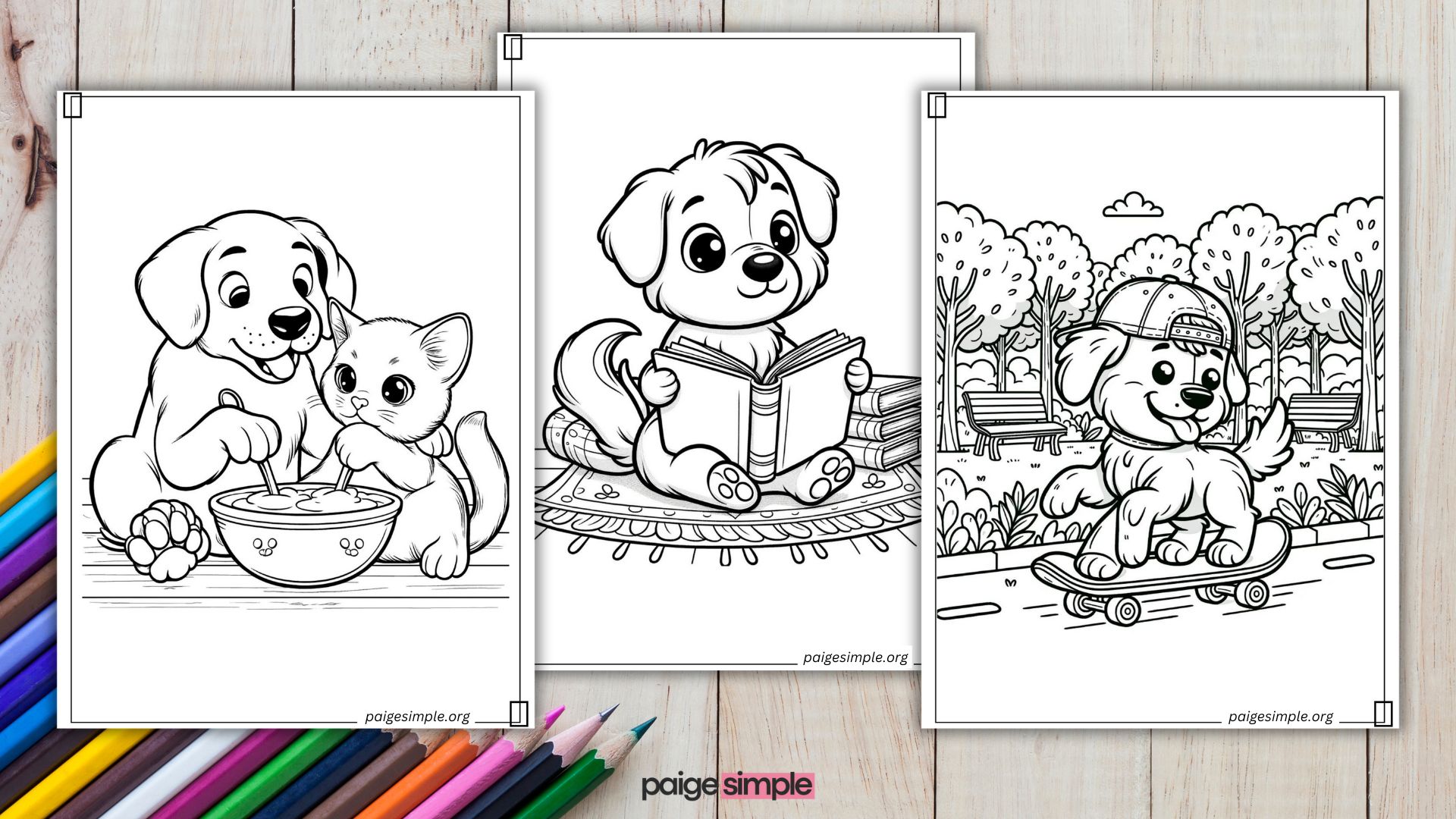 _paigesimple Dog Coloring Pages Feature Image