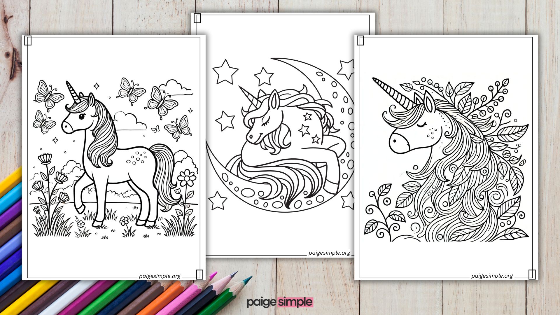 54 Unicorn Coloring Pages PDF Free Printables Collection