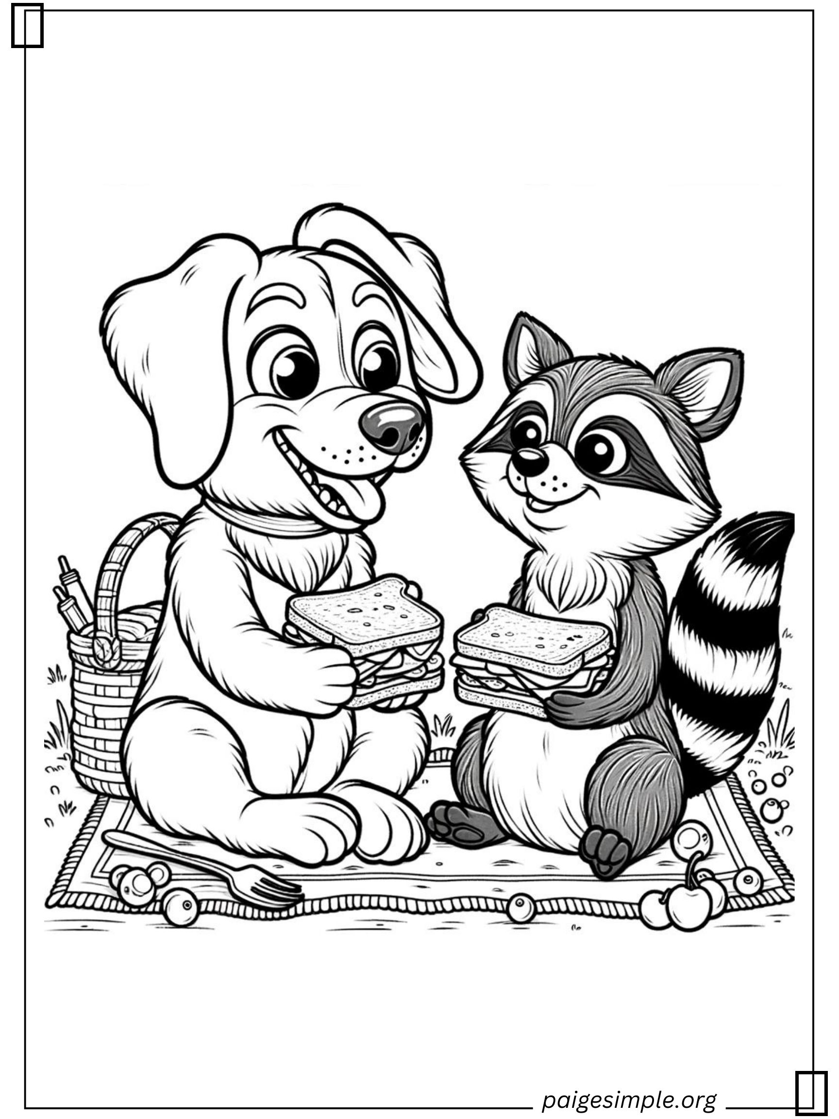 Dog Coloring Page 18