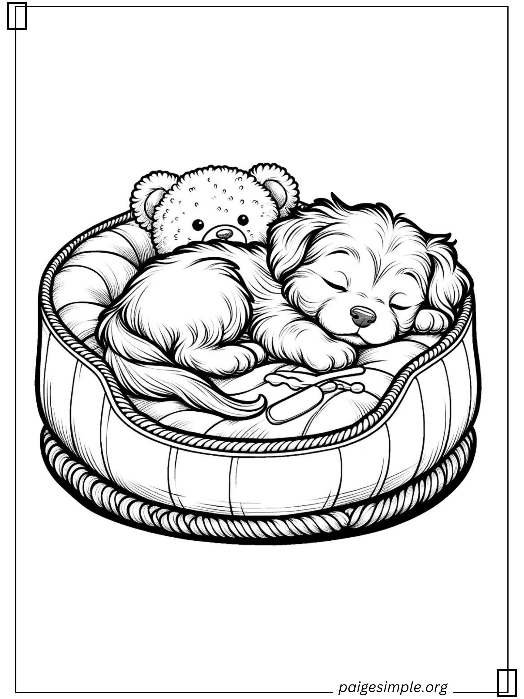 Dog Coloring Page 21