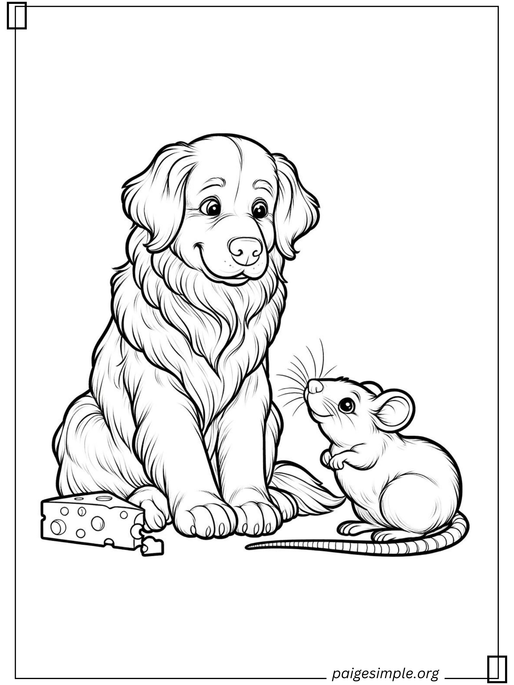 Dog Coloring Page 29