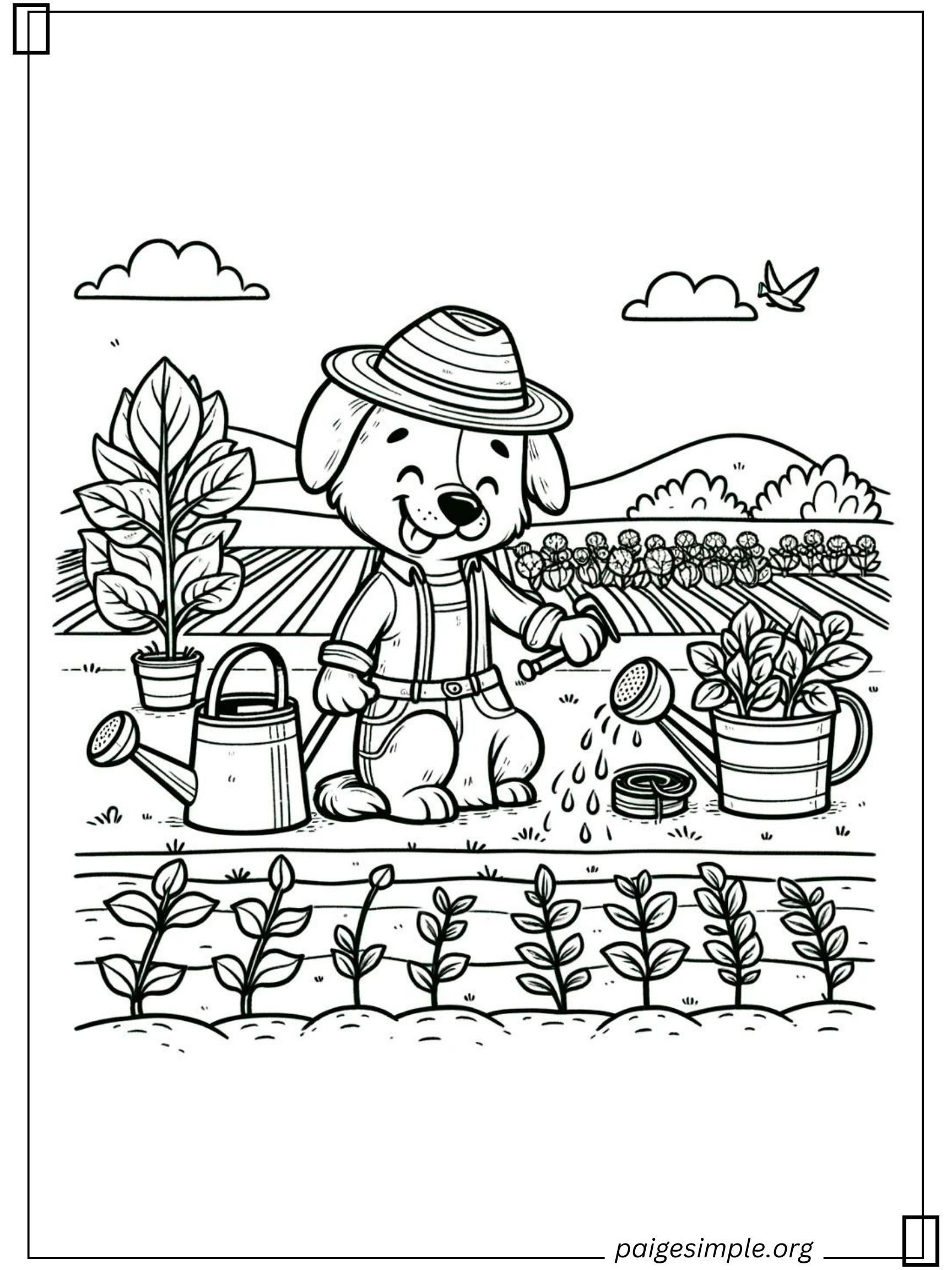 Dog Coloring Page 41