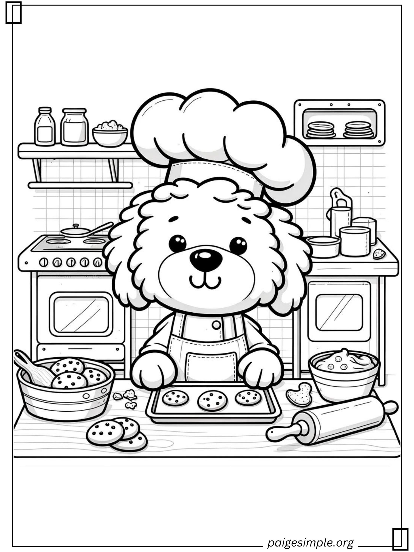 Dog Coloring Page 42