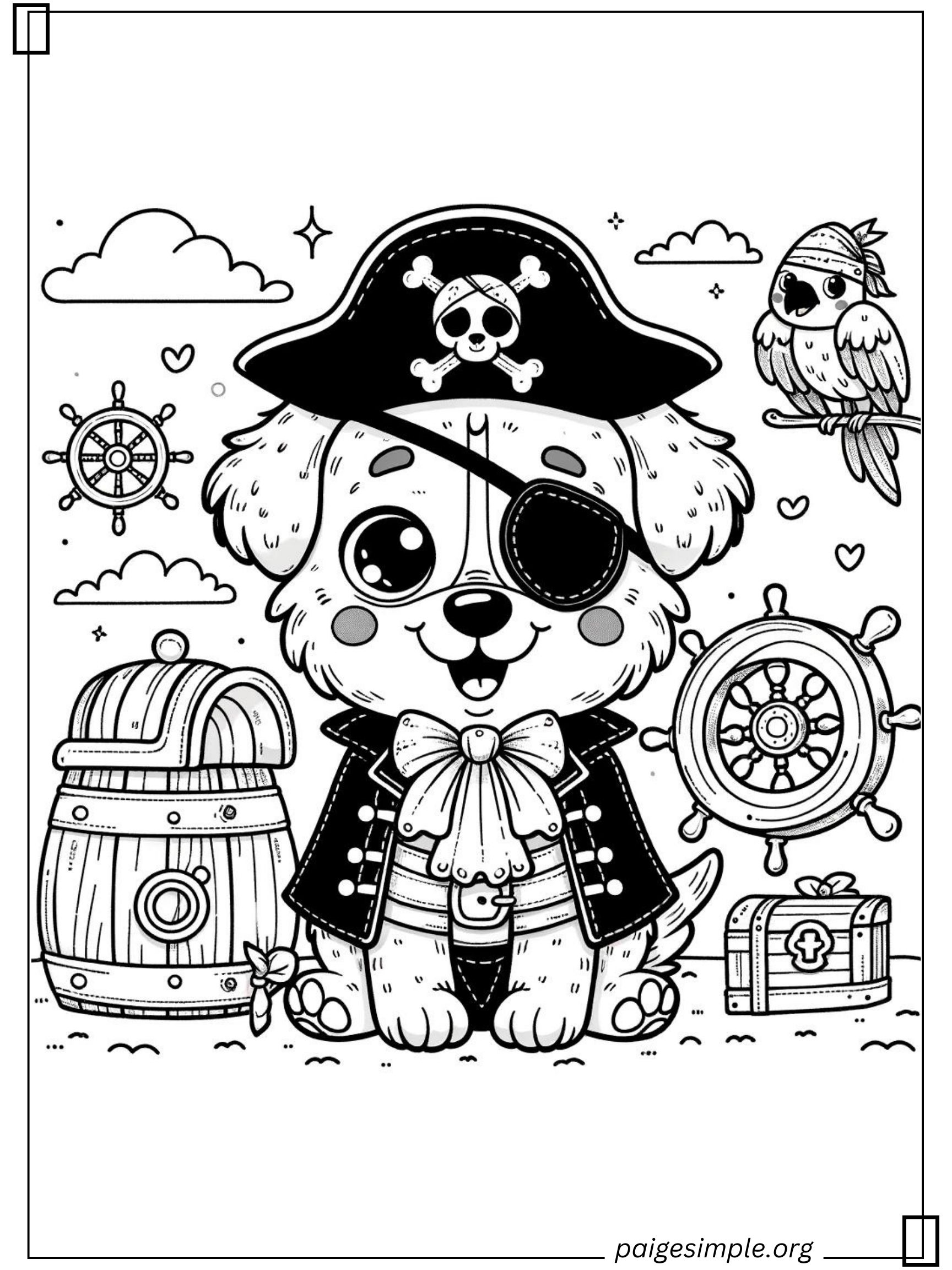 Dog Coloring Page 49