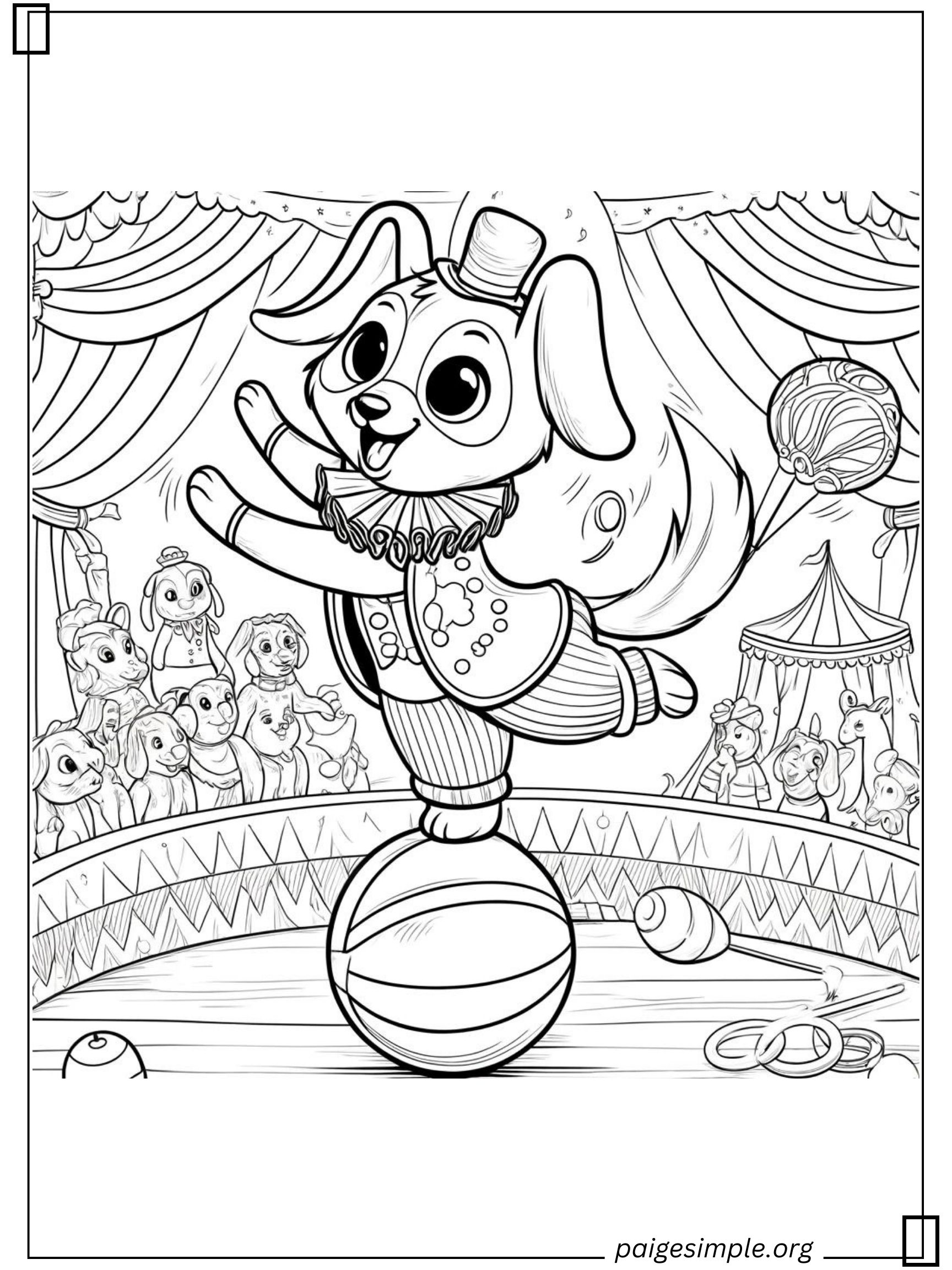 Dog Coloring Page 52