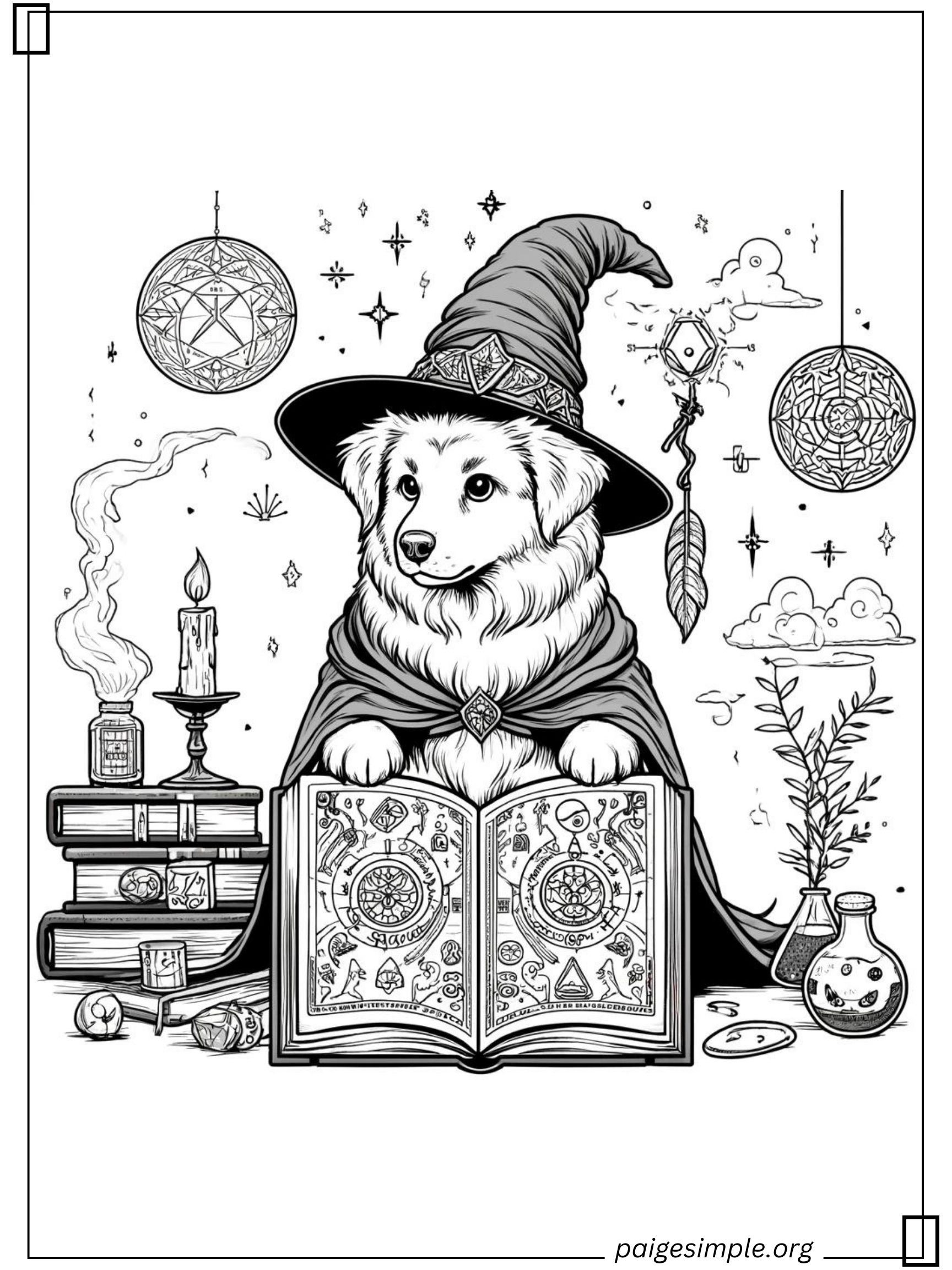 Dog Coloring Page 54