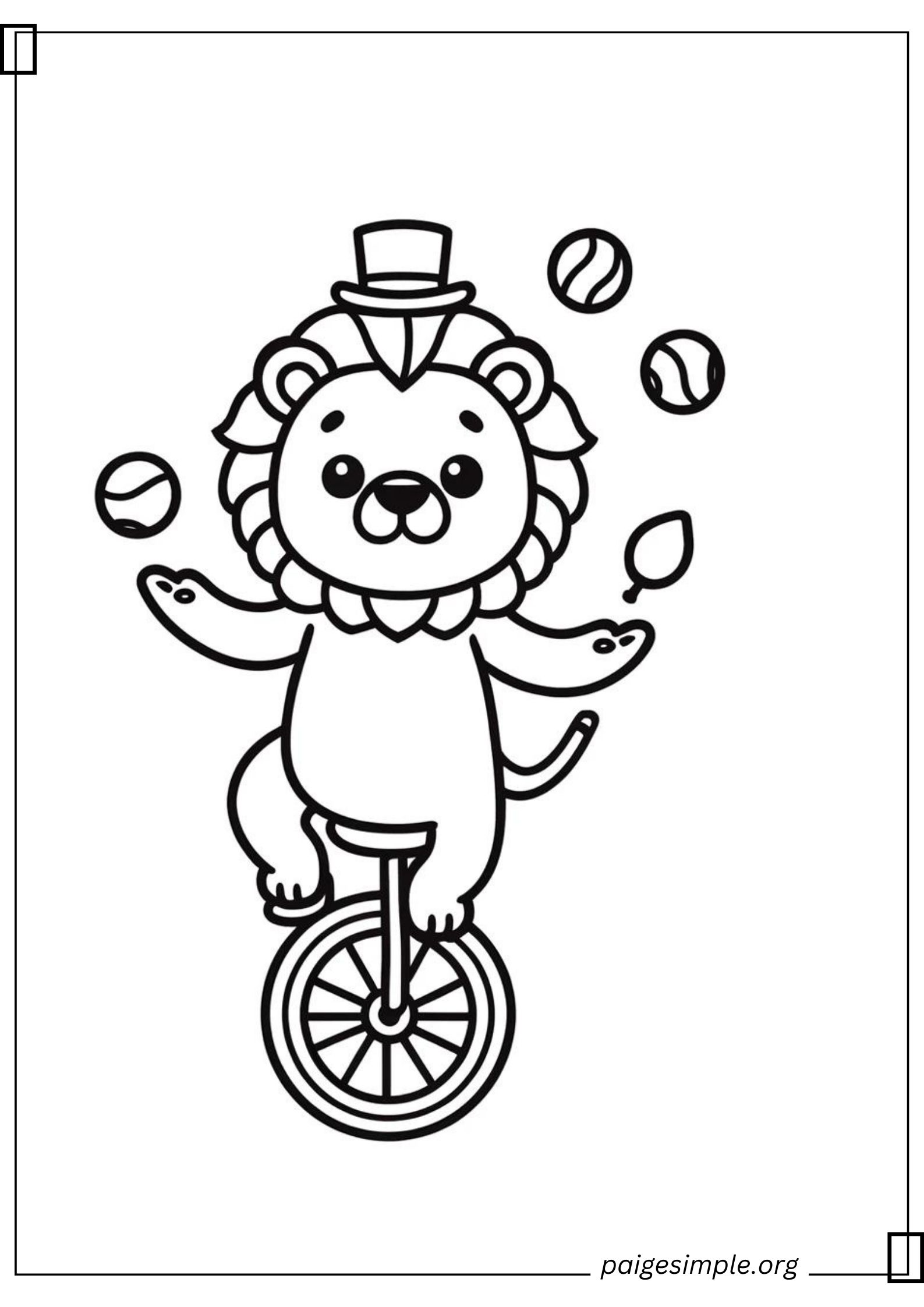 Lion Coloring Page 23