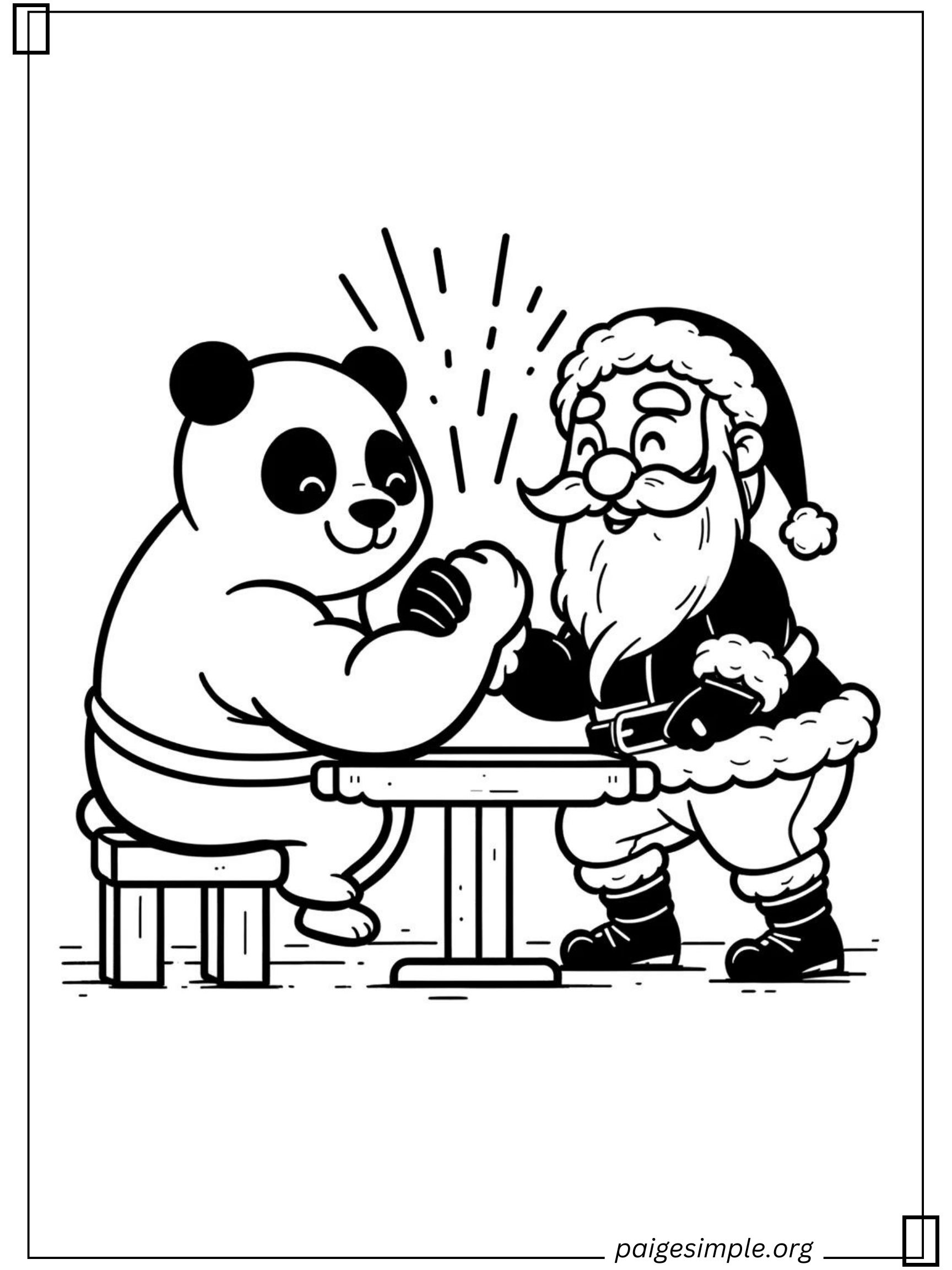 Santa Coloring Page 20