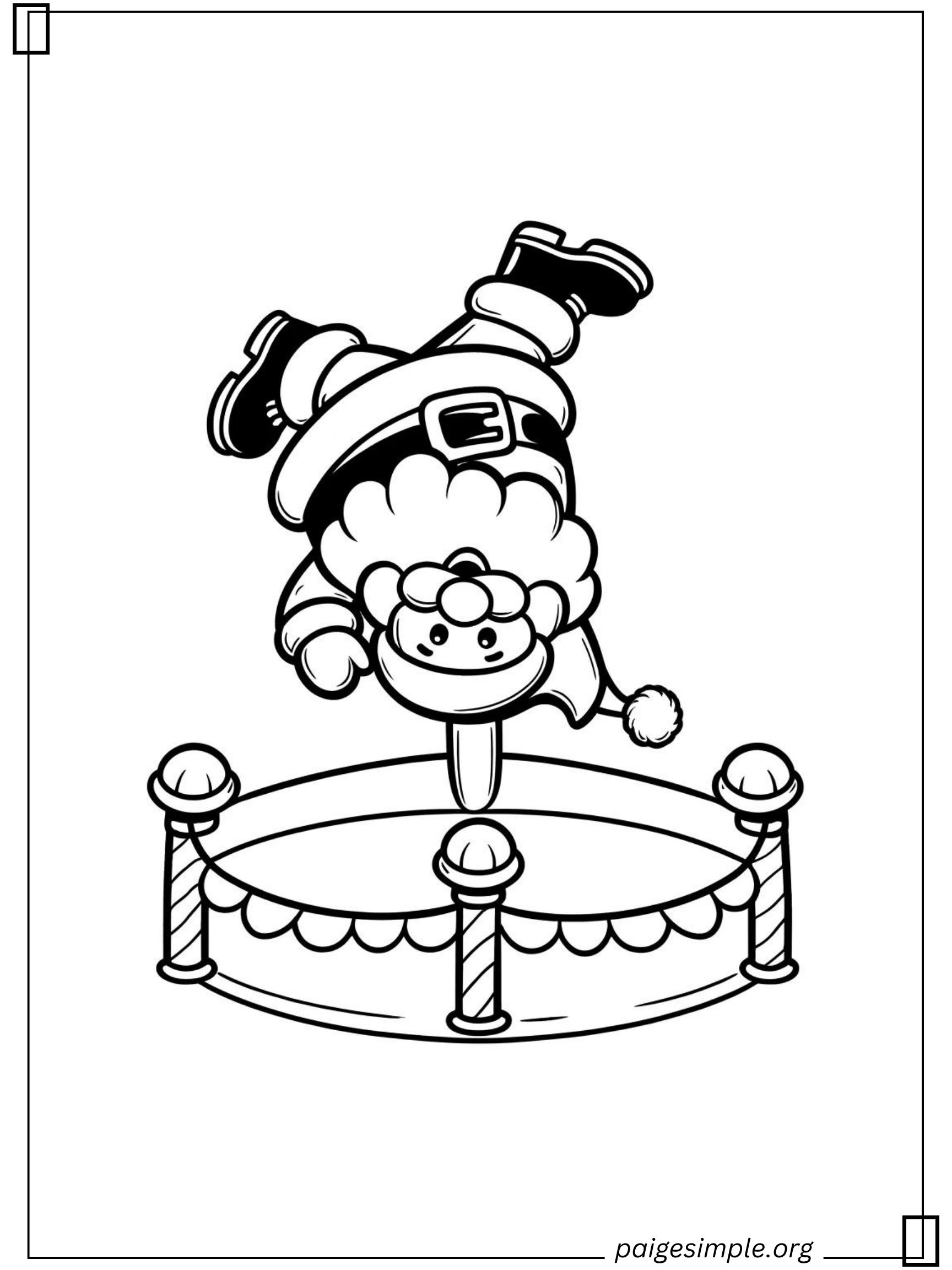 Santa Coloring Page 26