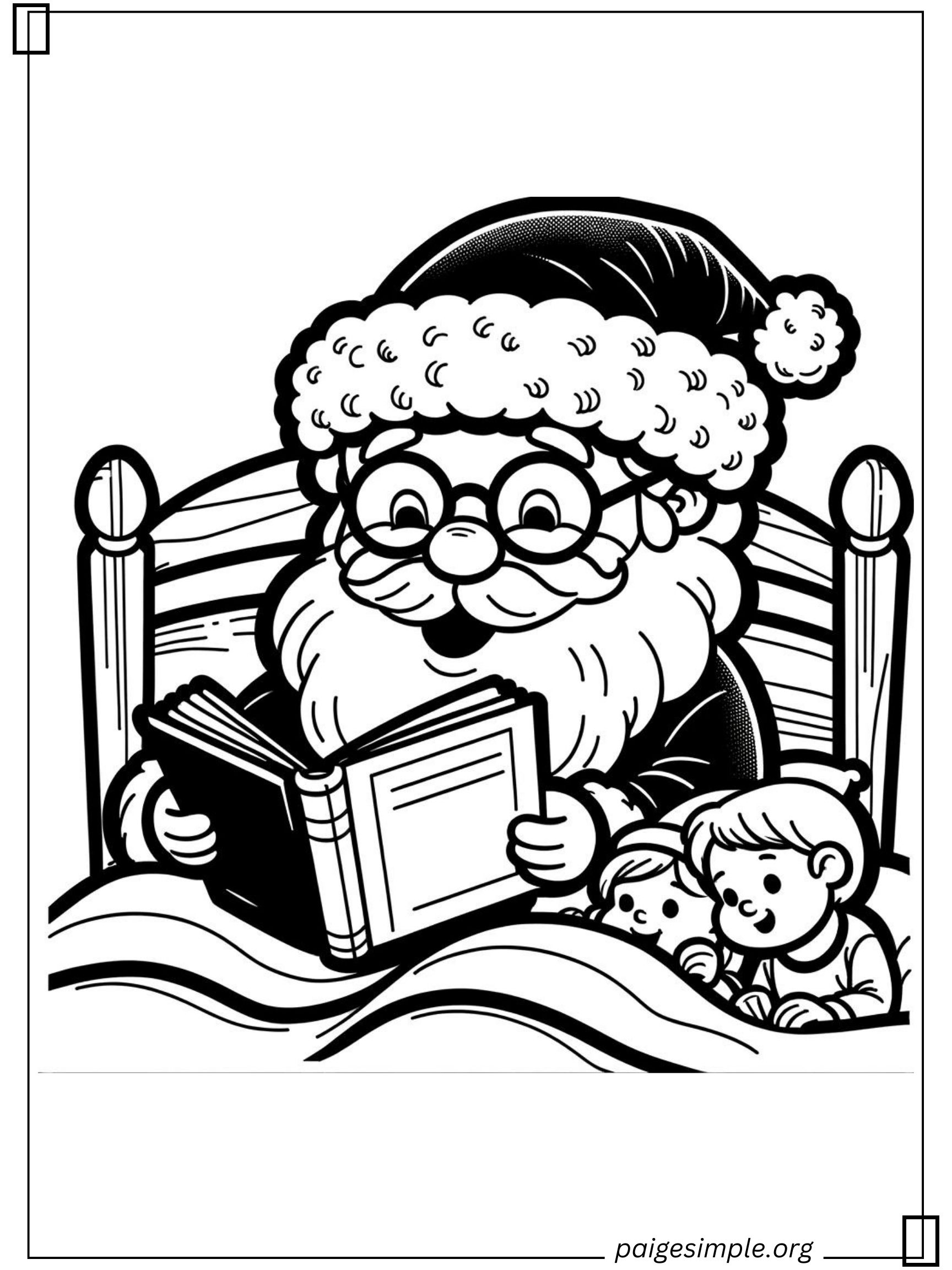 Santa Coloring Page 42