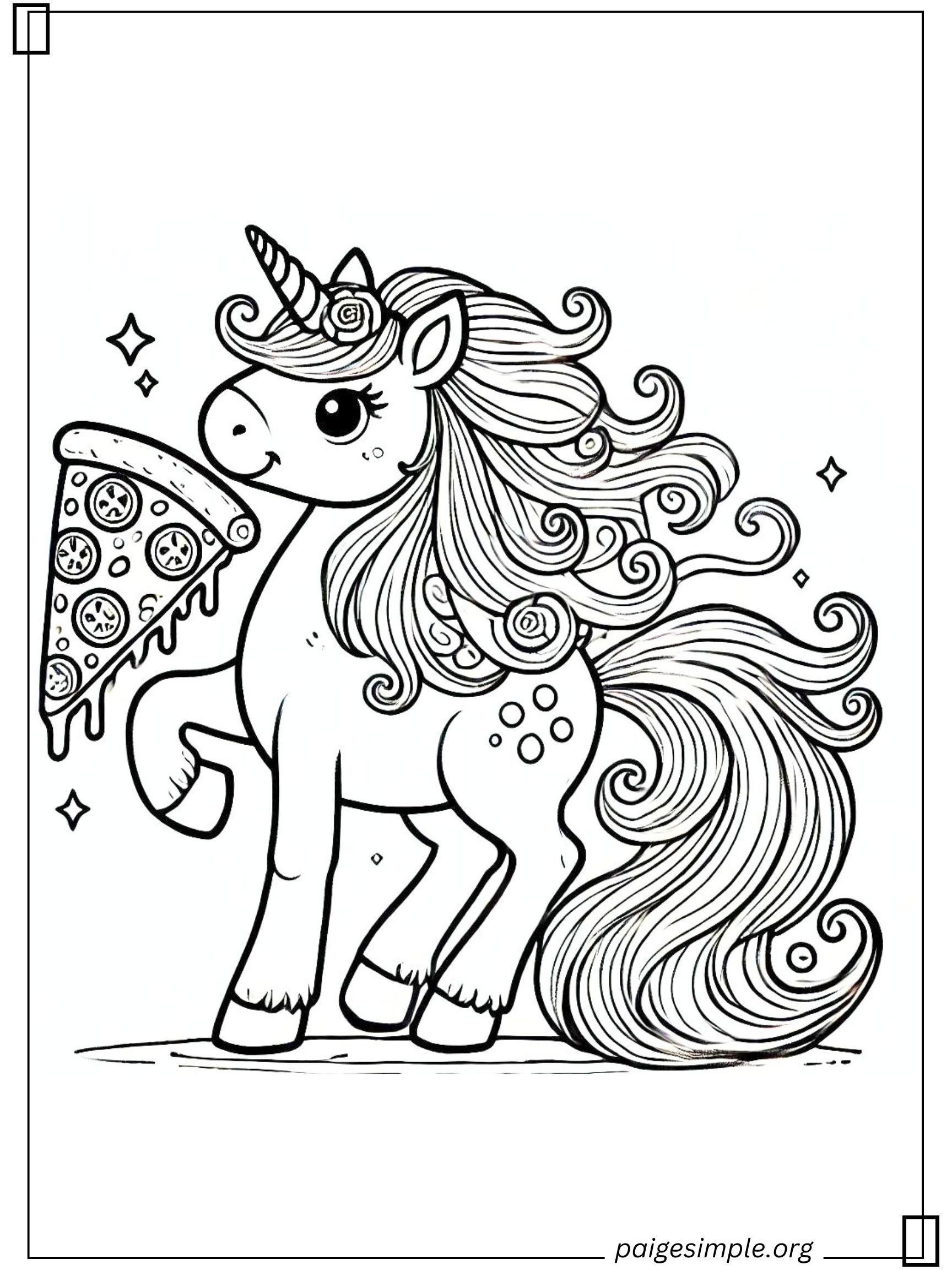 Unicorn Coloring Page 29