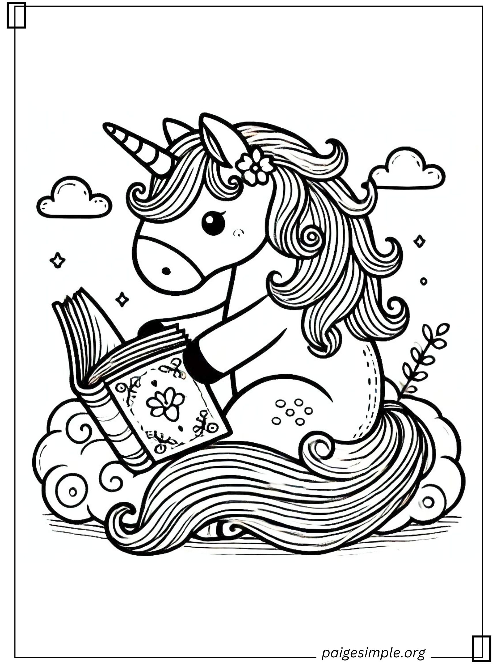 Unicorn Coloring Page 30