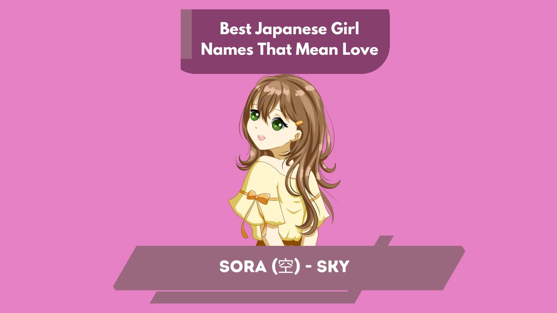 Best Japanese Girl Names That Mean Love