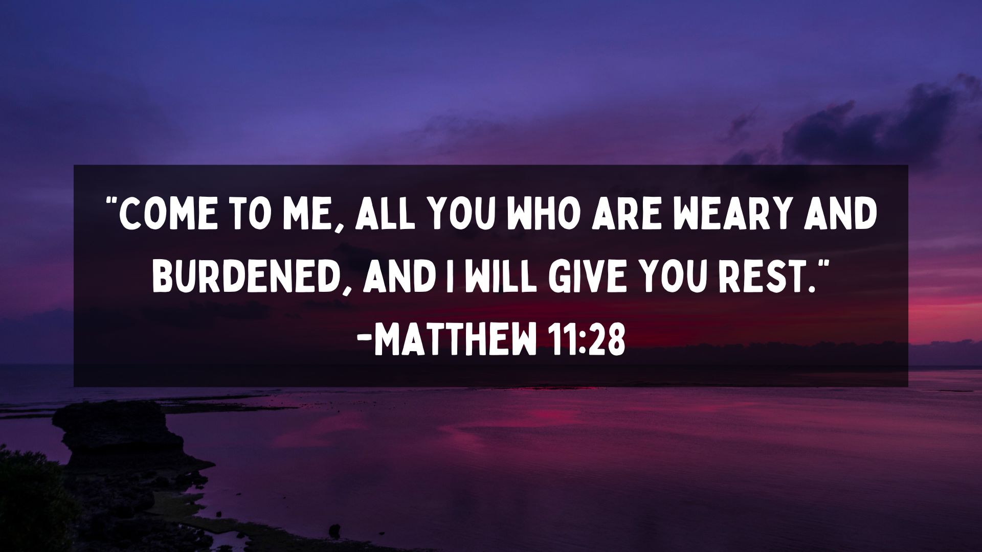 Bible Verses For Healing Heartbreak After Breakup Matthew 1128