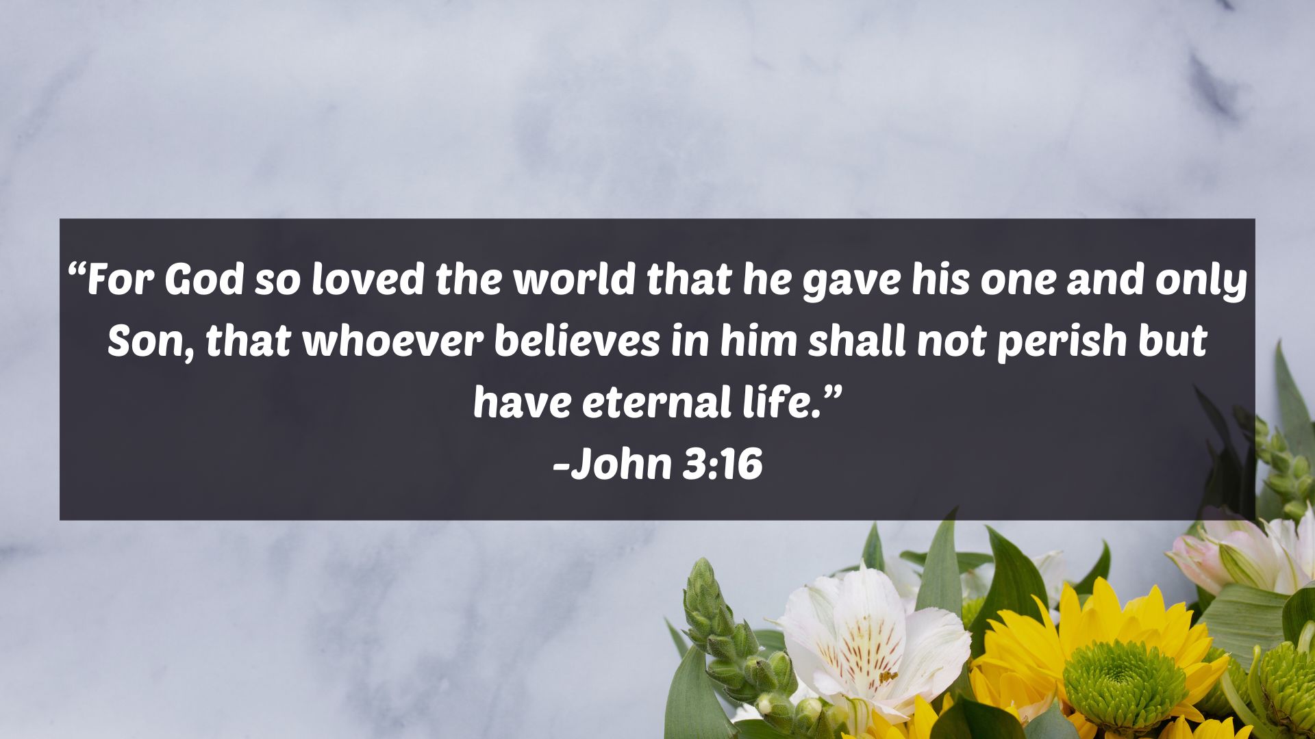 Bible Verses For Mother's Funeral John 316