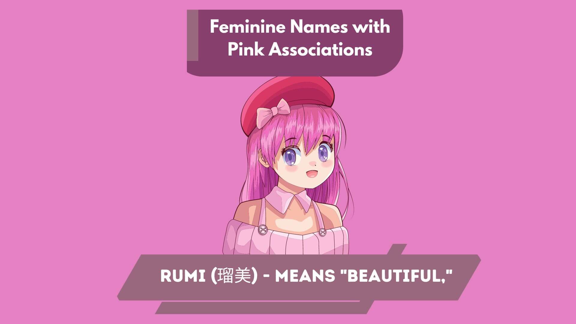 Feminine Names with Pink Associations