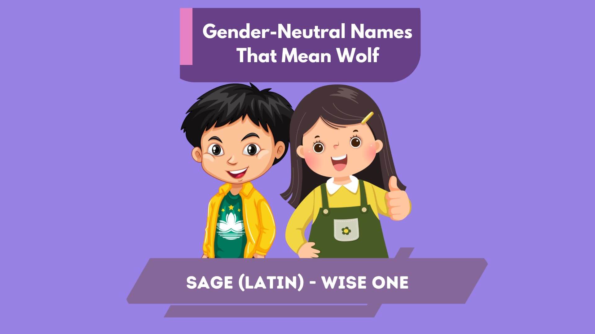 Gender-Neutral Names That Mean Wolf 