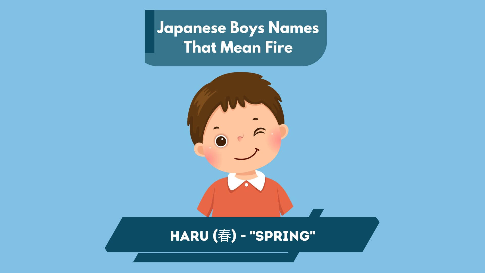 Japanese Boys Names That Mean Fire