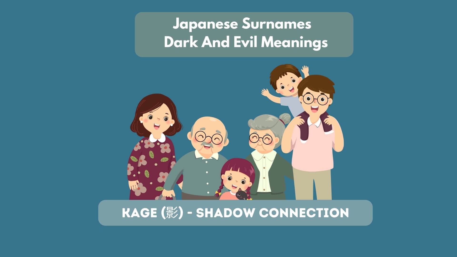 Japanese Surnames with Dark And Evil Meanings 