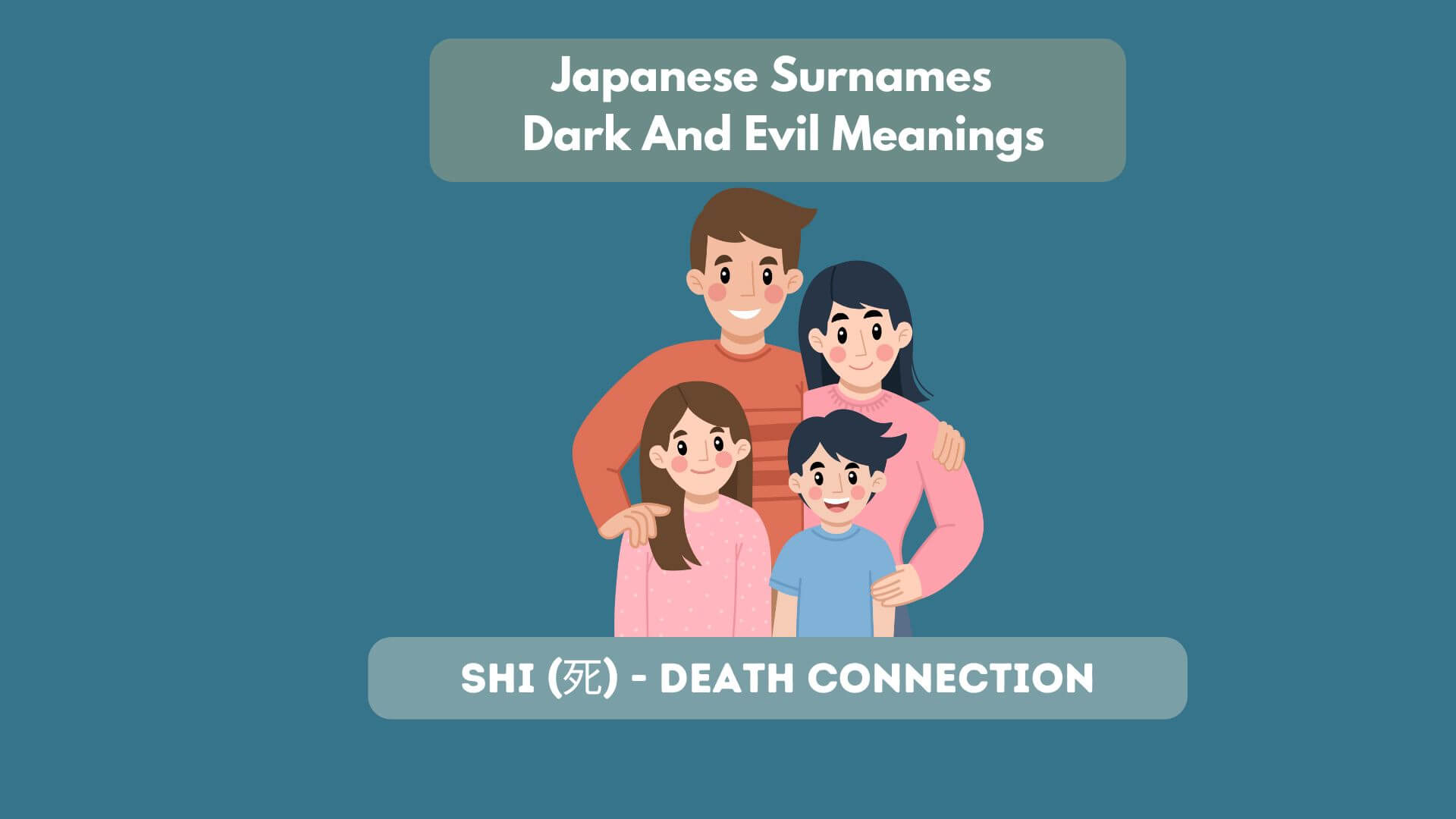 Japanese Surnames with Dark And Evil Meanings