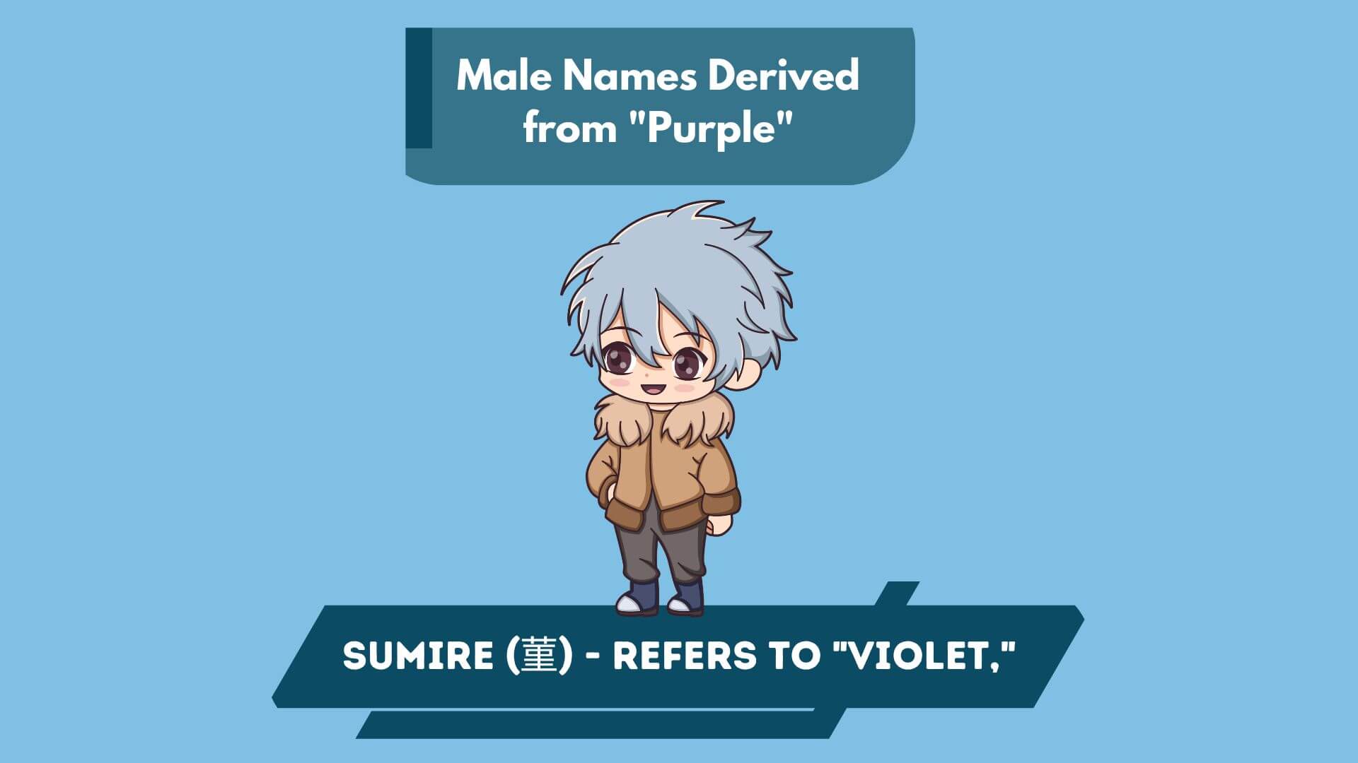 Male Names Derived from Purple