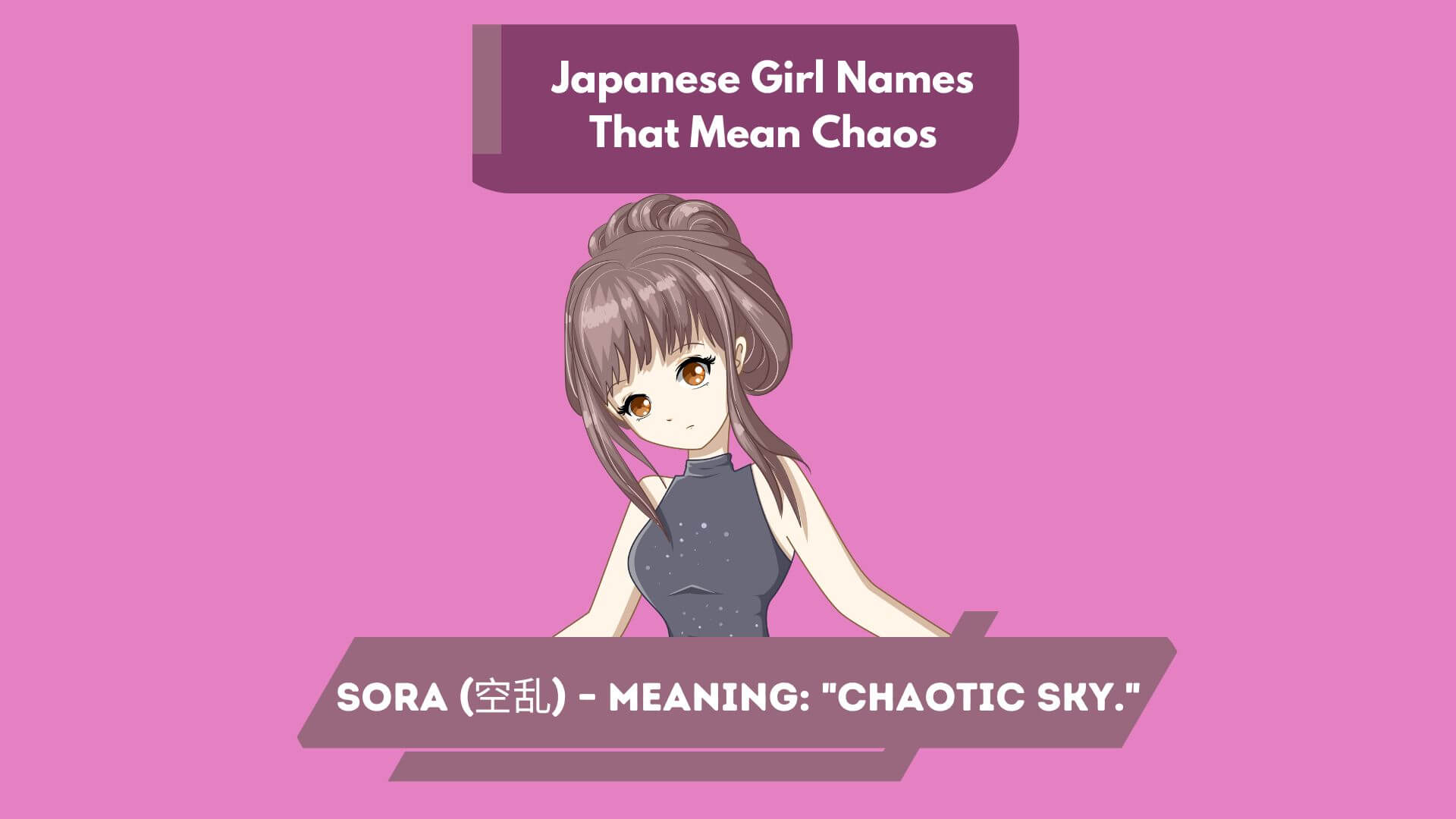 Japanese Girl Names That Mean Chaos