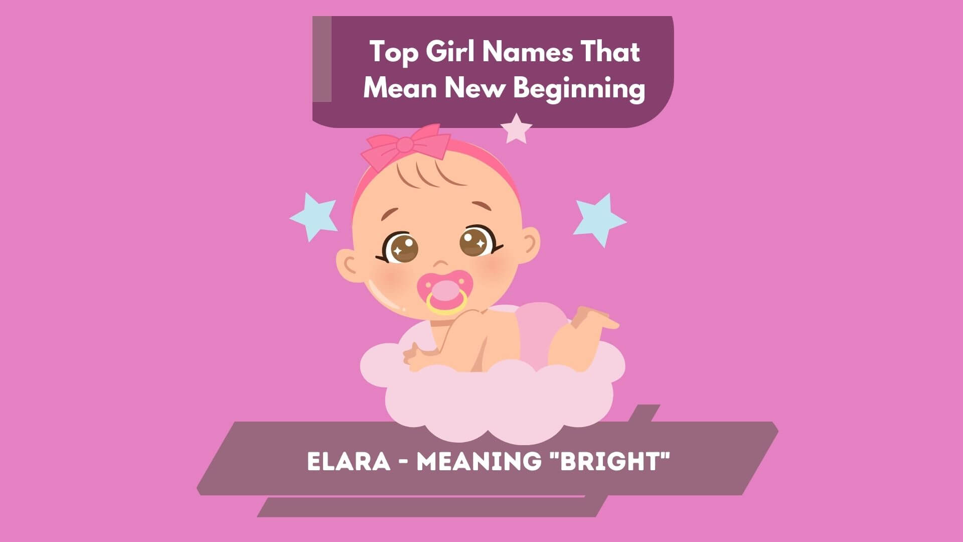 Top Girl Names That Mean New Beginning